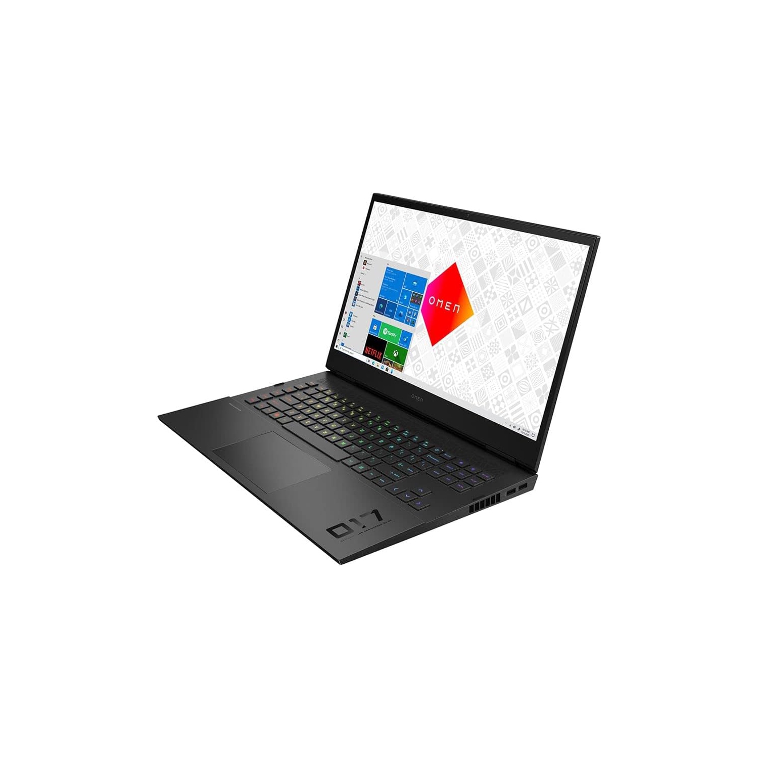 Refurbished - HP Omen Gaming Laptop, 17.3-inch FHD 144Hz, 2TB SSD, i7-11800H, 8-Core Up to 4.6GHz, 64GB RAM, NVIDIA GeForce RTX 3060, RGB Keyboard,