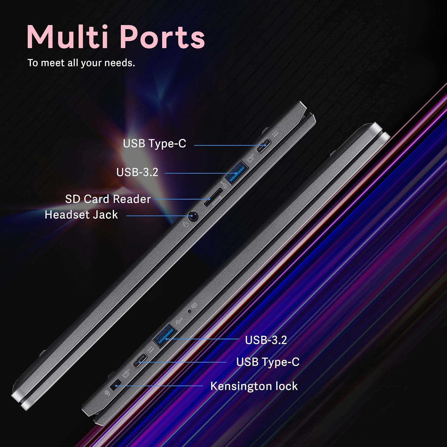 Open Box - Acer Chromebook Plus 14" FHD Touchscreen Laptop, Intel i3-N305 Processor, 512GB SSD, 8GB LPDDR5 RAM, Intel UHD Graphics, 1080p Webcam,