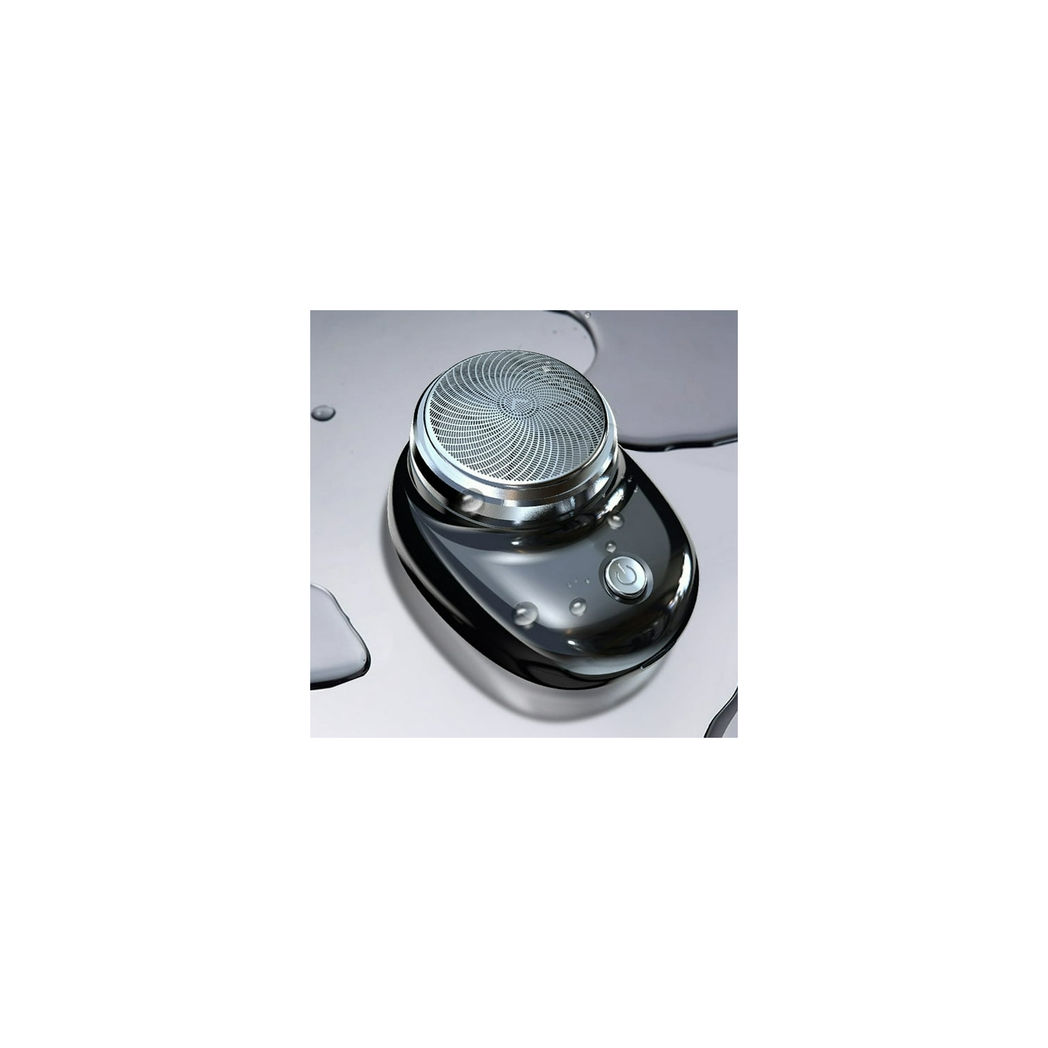 Dynamic shaver portable mini shaver fast charging travel shaver men's car shaver head(black)