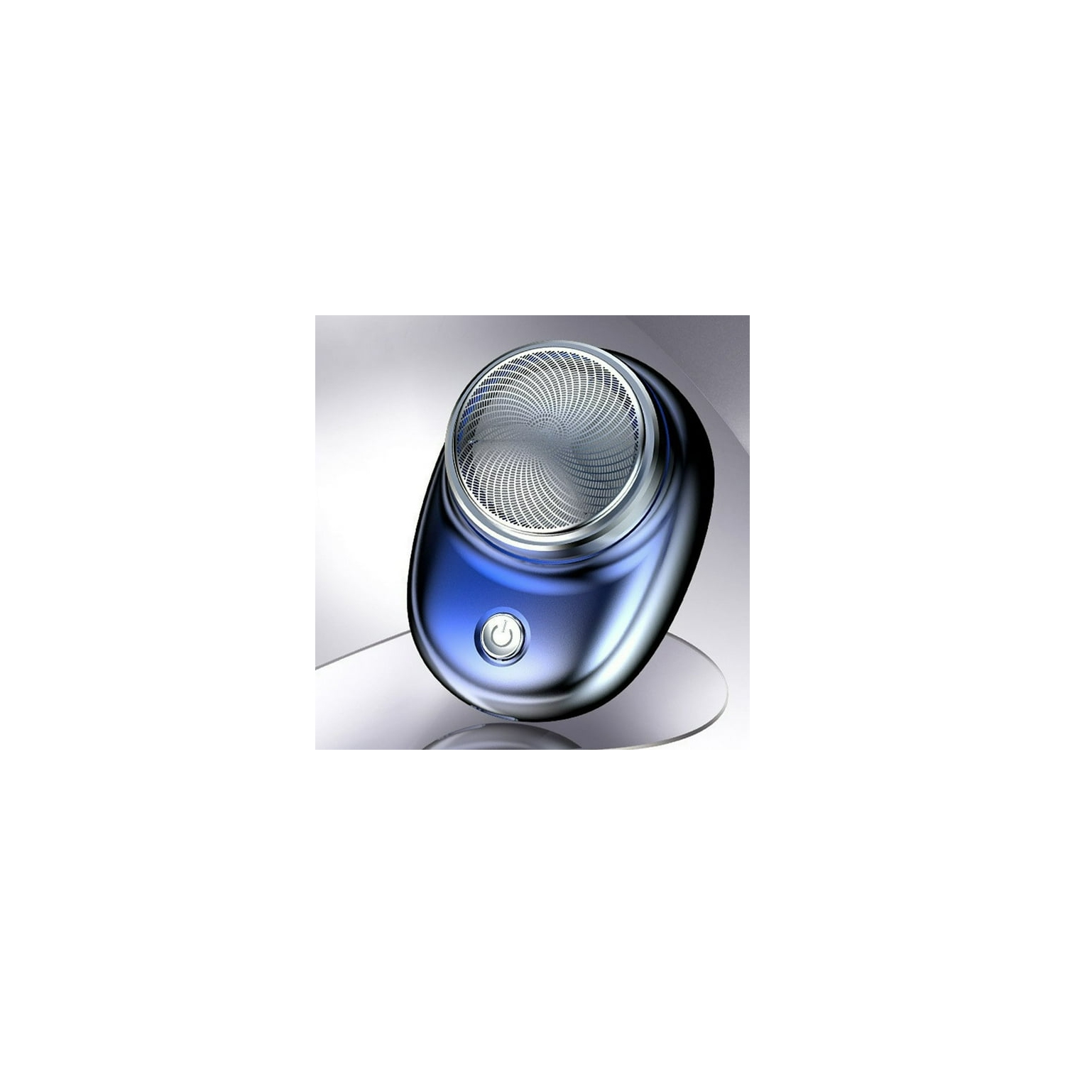 Dynamic shaver portable mini shaver fast charging travel shaver men's car shaver head(Gradient blue)