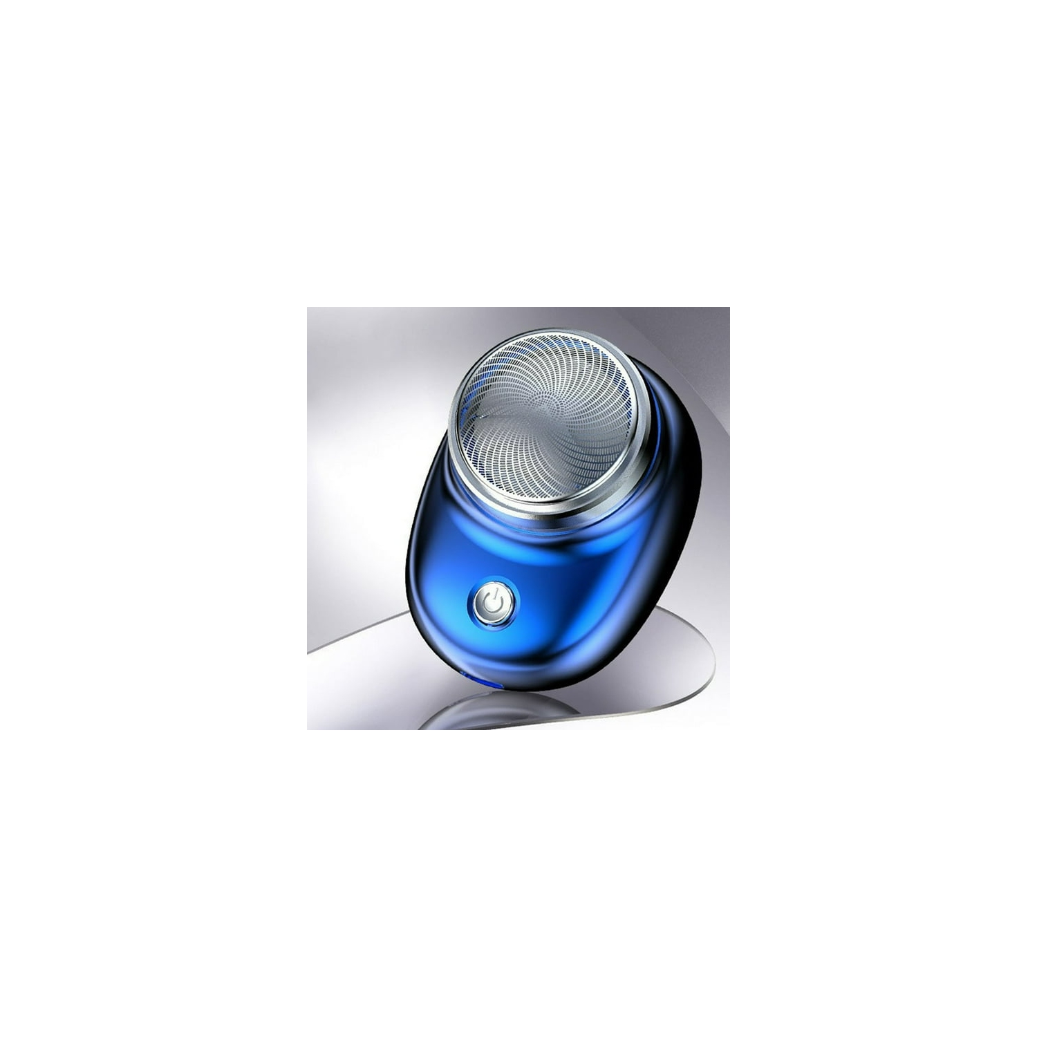 Dynamic shaver portable mini shaver fast charging travel shaver men's car shaver head(blue)