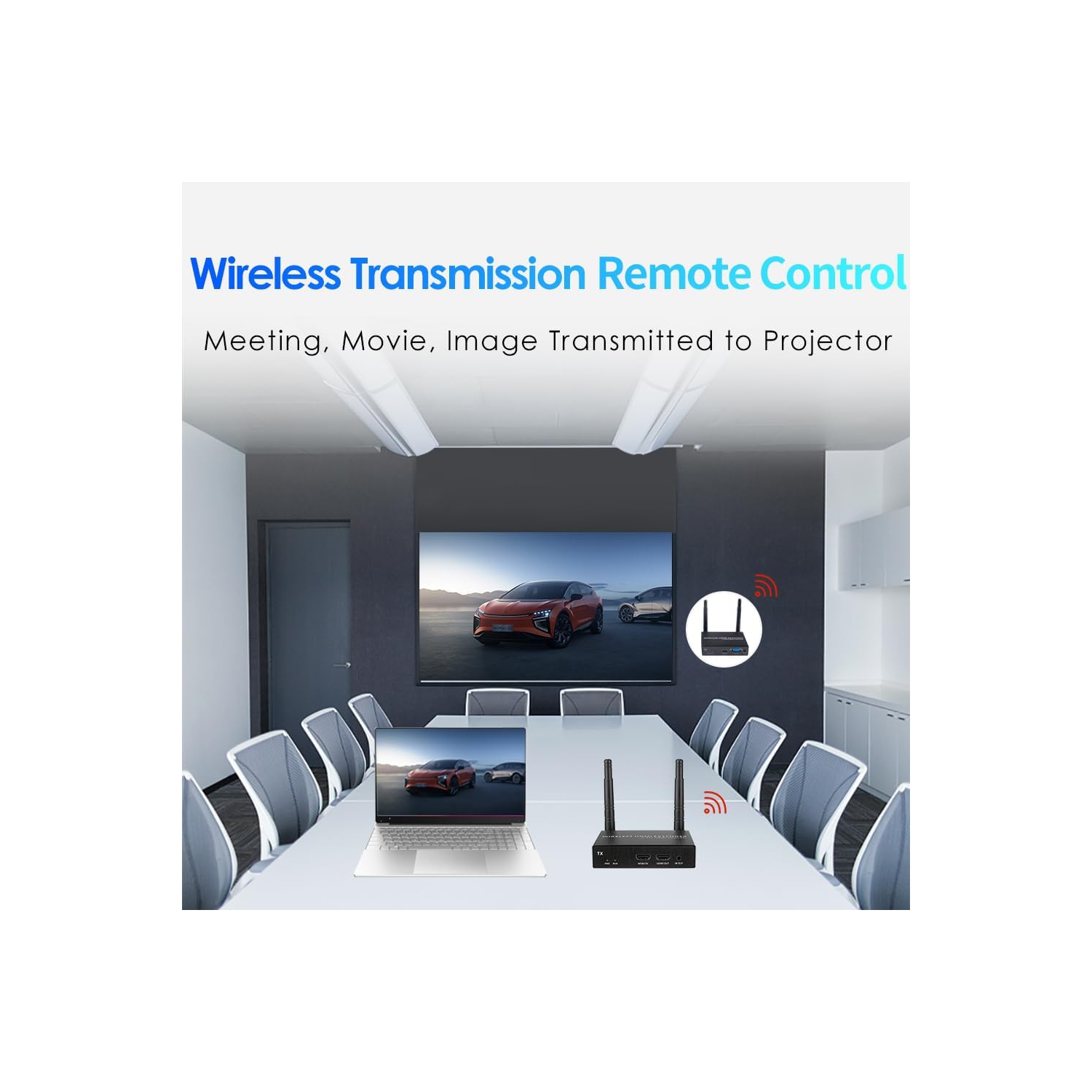 Émetteur et récepteur HDMI sans fil 1080P avec sortie en boucle HDMI, [200&nbsp;M 4K]