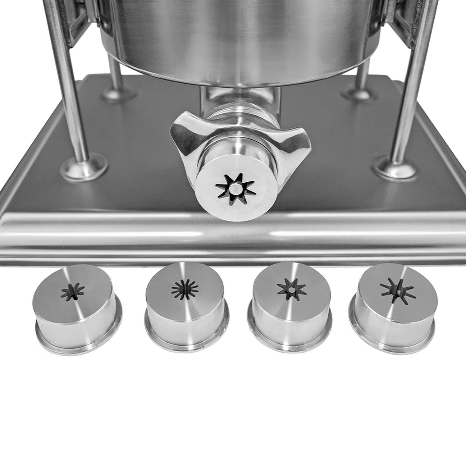 A-FCM15 Machine Churro Maker | Machine verticale électrique Churro | Acier inoxydable | 15&nbsp;L | Pédale | 110&nbsp;V