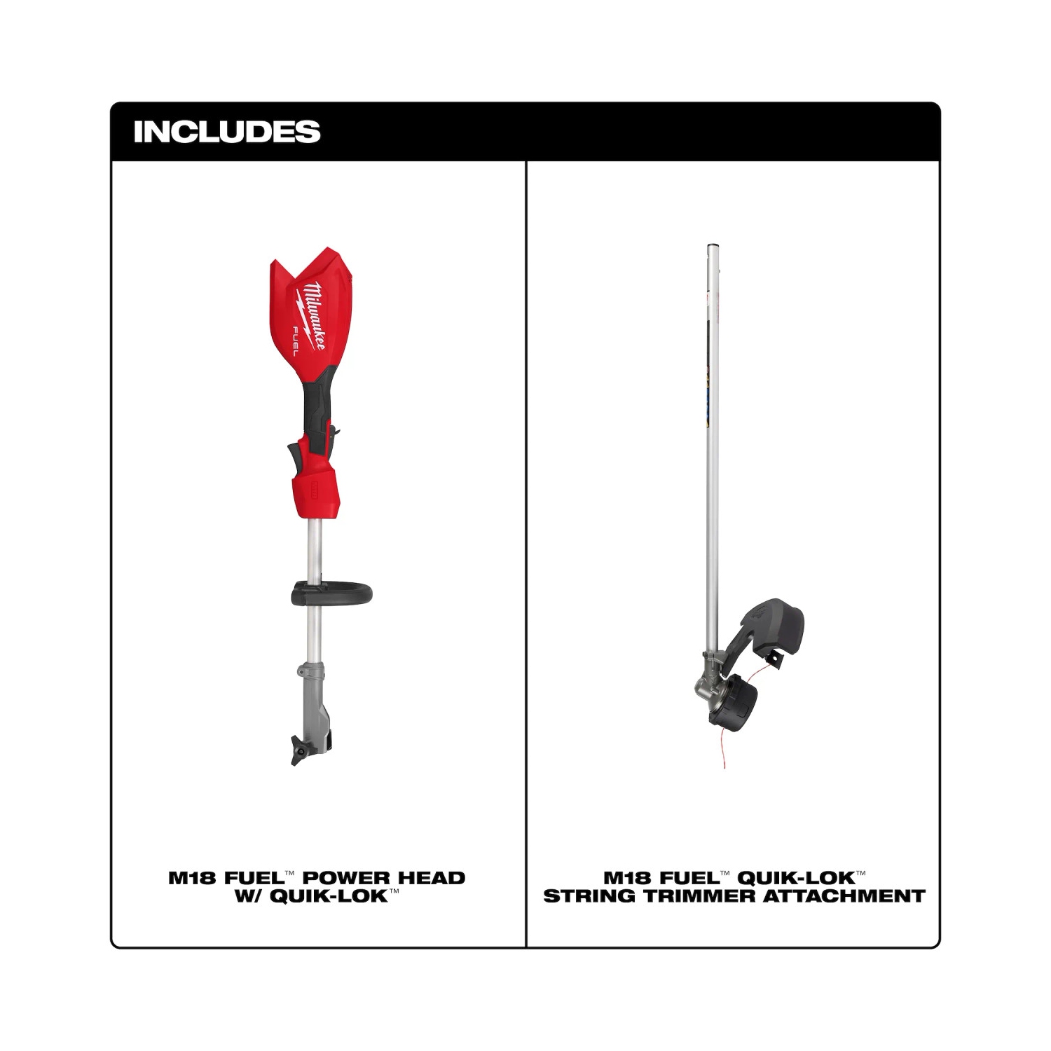 Coupe-herbe à fil droit Milwaukee 3016-20ST M18 FUEL Quik-Lok
