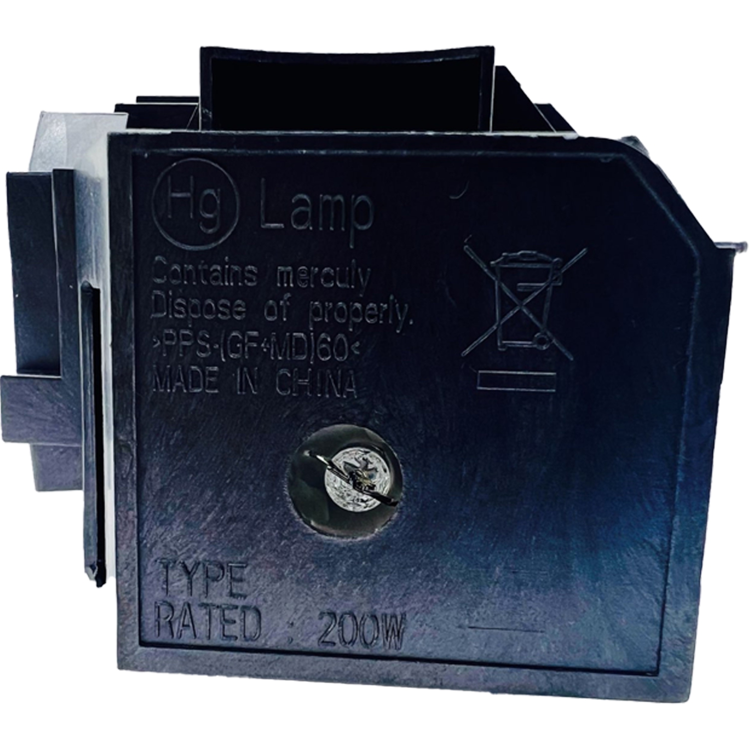 Jaspertronics™ Original Lamp & Housing for the Epson PowerLite 1284 Projector - 1 Year Warranty