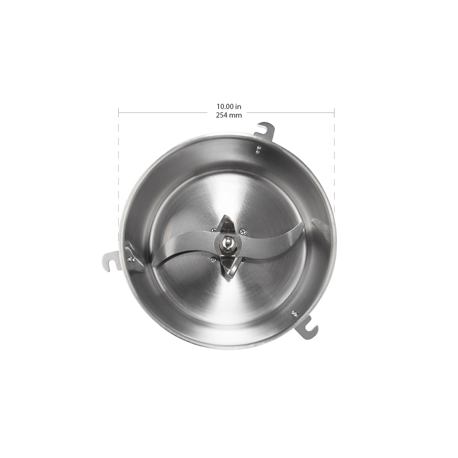 Broyeur d'aliments électrique à rotation A-S3000 - Broyeur haute vitesse en acier inoxydable | 3000 gr | 110&nbsp;V