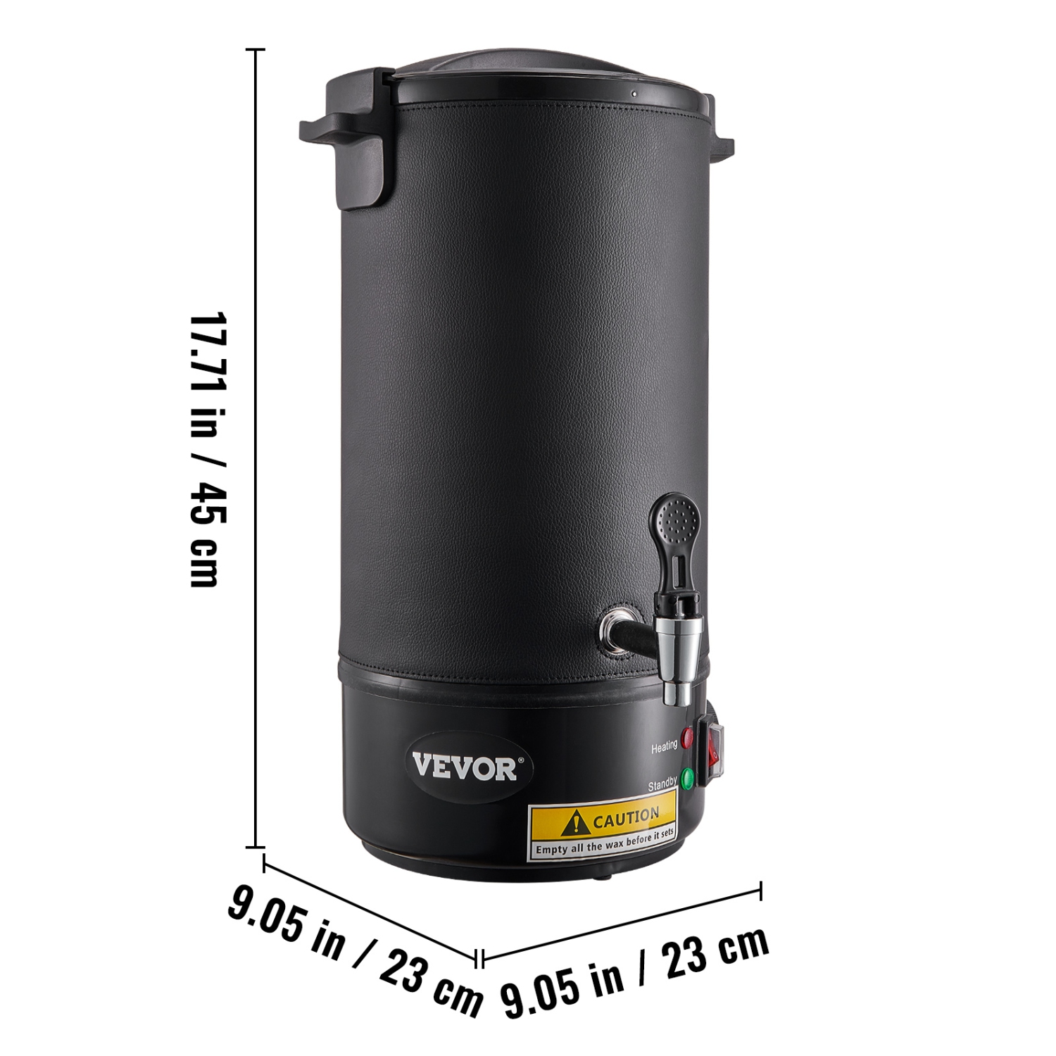 VEVOR 10 L Wax Melter for Candle Making, Electric Wax Melting Pot,with Pour Spout and 9-level Temp Control,Easy Clean for Candle Soap Cream Beauty