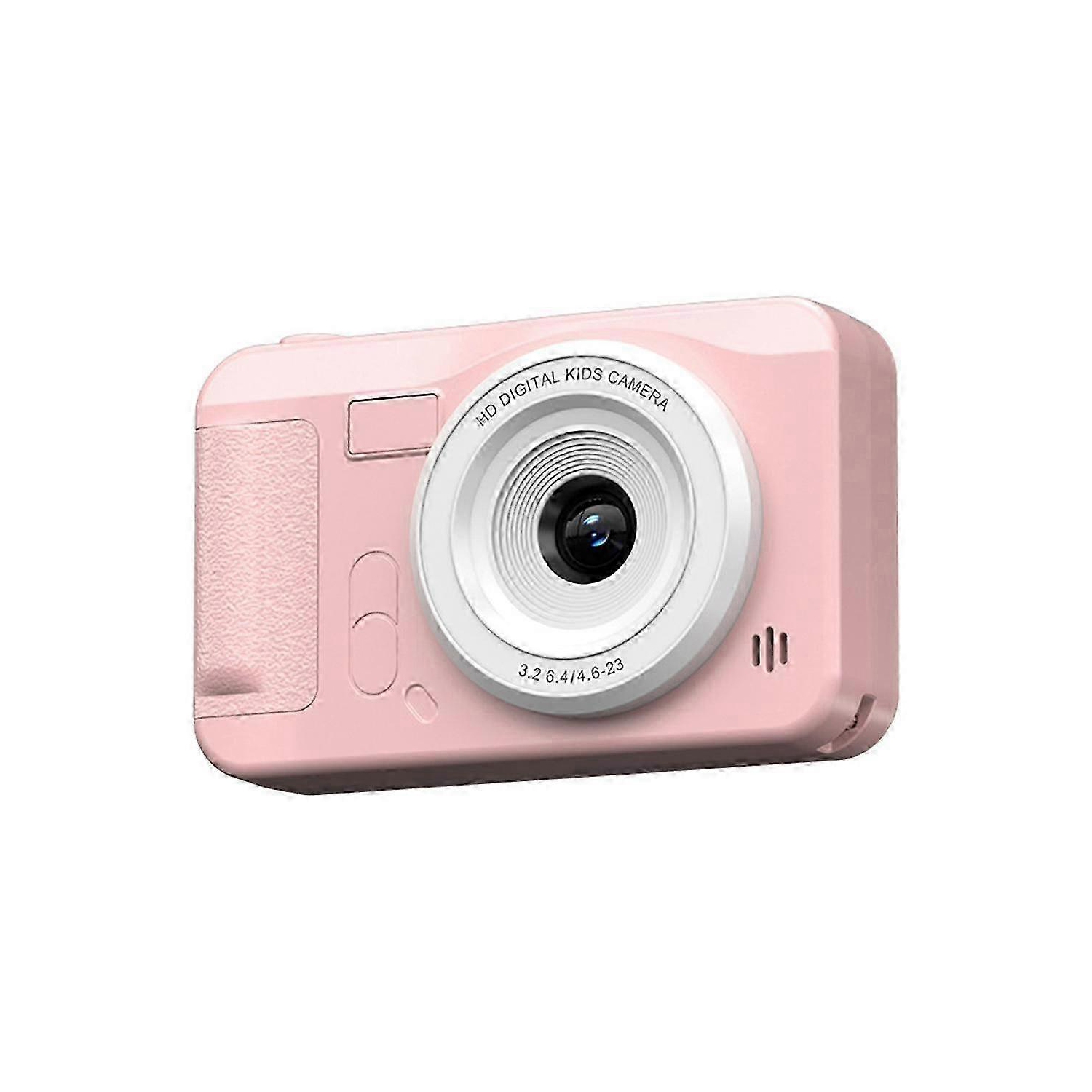 Pink 40-megapixel HD digital camera - 1080P video recording, 8x zoom, auto focus, compact design, retro camera portable CCD card machine mini
