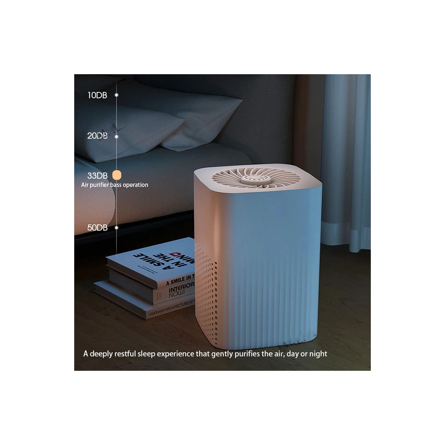 Purificateur d'air de bureau, élimine la fumée et les odeurs, convient aux petites chambres, élimine le formaldéhyde, purificateur d'air silencieux,