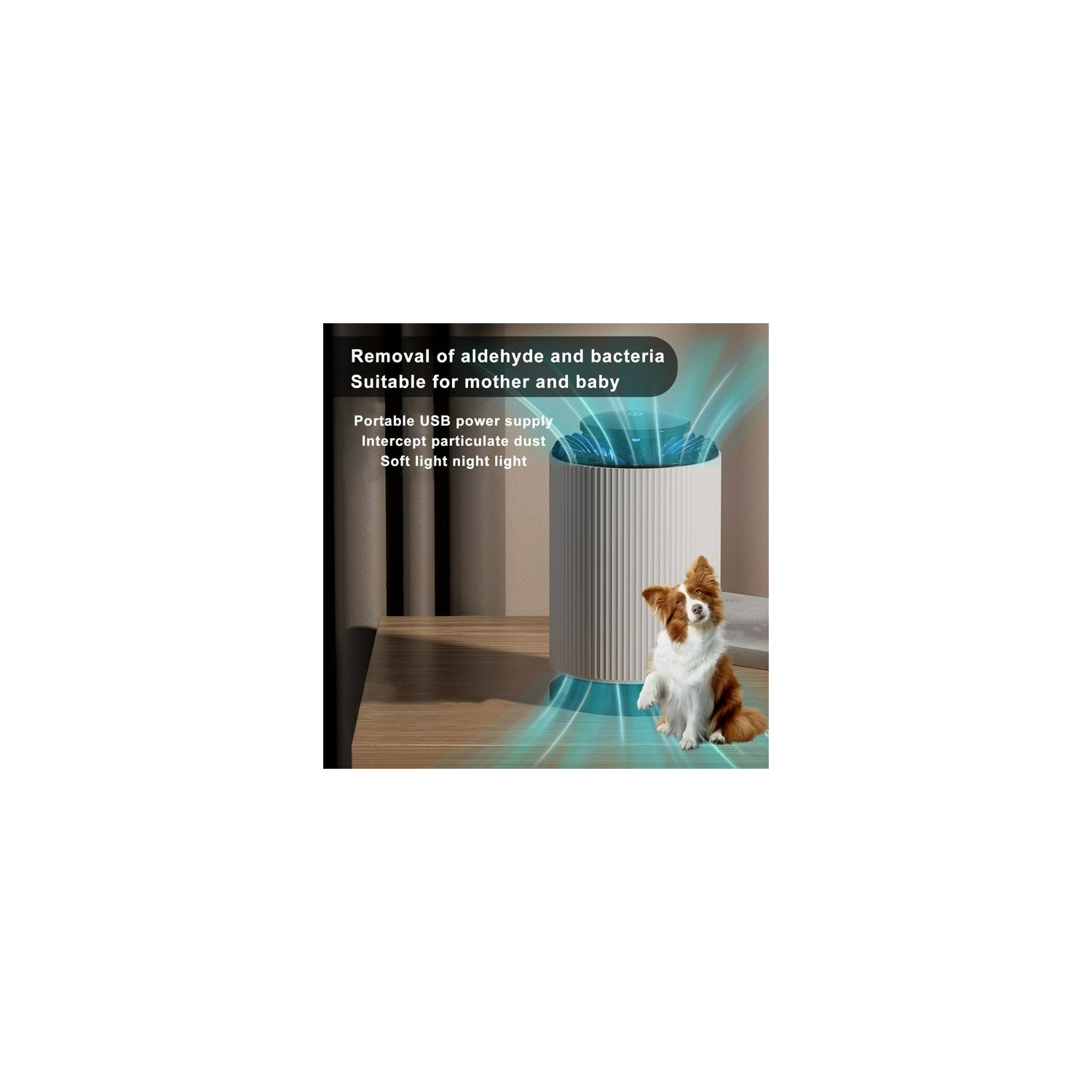 Two-in-one air purifier for home indoor formaldehyde removal, odor removal, smoke removal, purifier, home essential