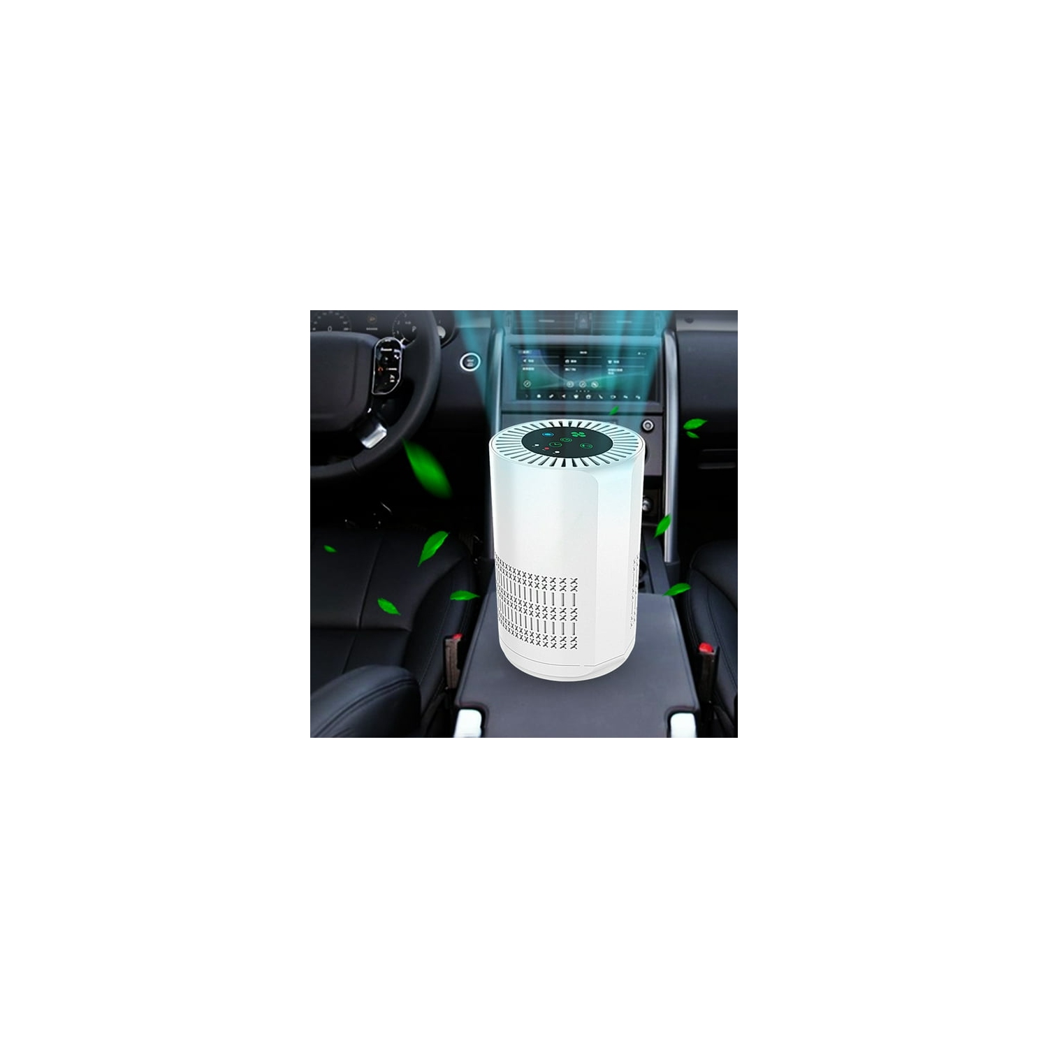 Desktop air purifier home bedroom pet deodorizer indoor car disinfection negative ion air purifier mini 100 mg/hour 360° negative ion damage