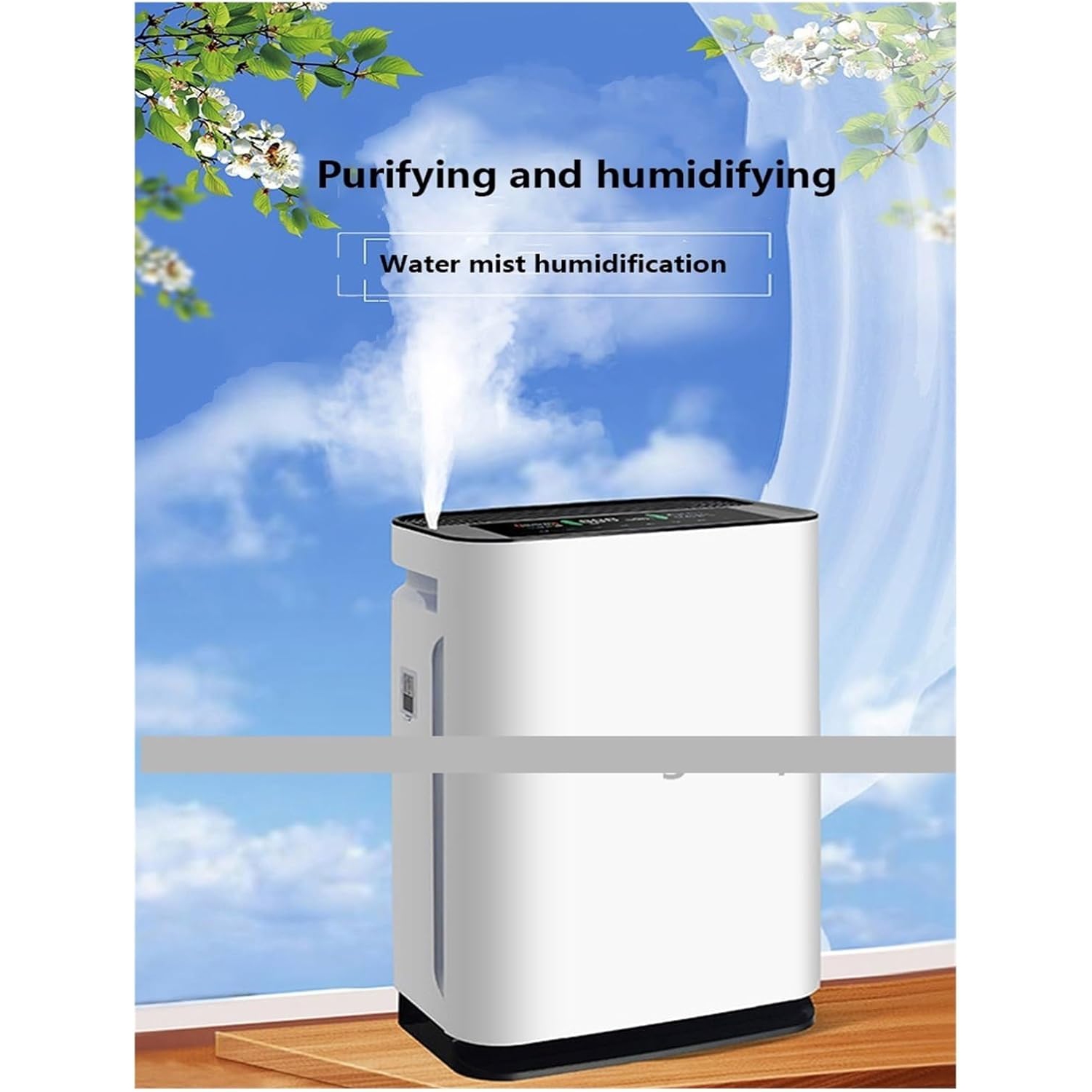 Purificateur d'air pour grandes pièces – Filtre HEPA silencieux pour éliminer la poussière, la fumée et les odeurs, filtration en plusieurs étapes,