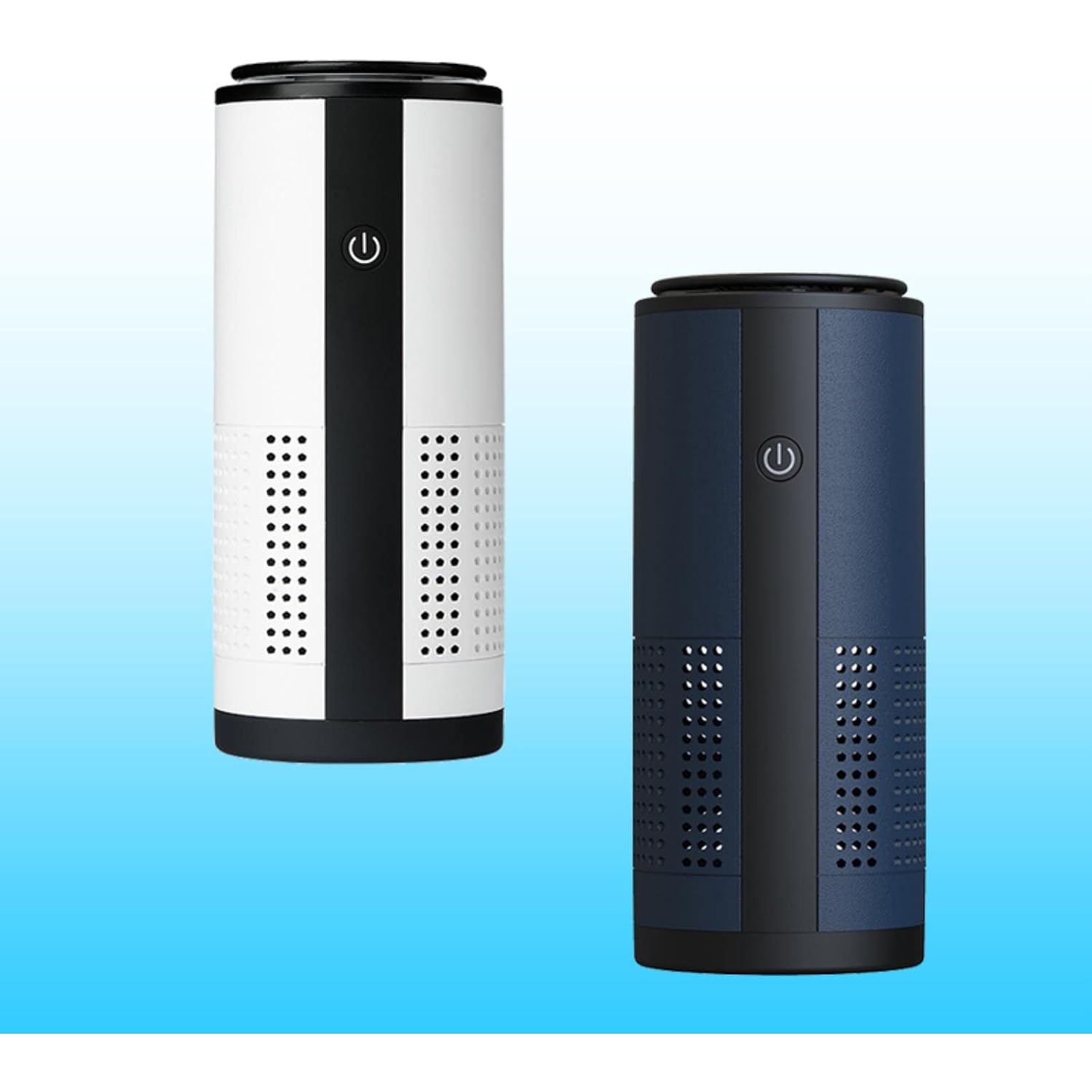 Purificateur d'air d'aromathérapie portatif – Filtre HEPA et ions négatifs 5&nbsp;M, rechargeable par USB, pour l'auto/la maison – Élimine le SPM2.5,