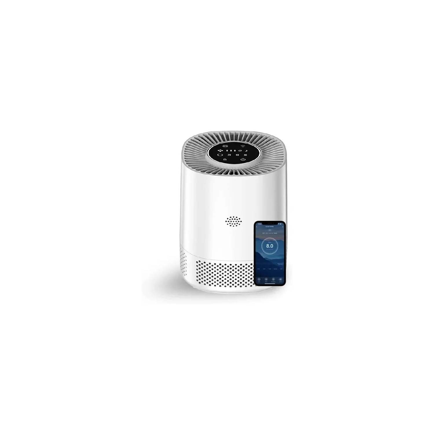 Smart Air Purifier with HEPA Filter - Automatic Adjustment, 20dB Quiet, Portable Baby Low Noise Sleep Mode Air Purifier