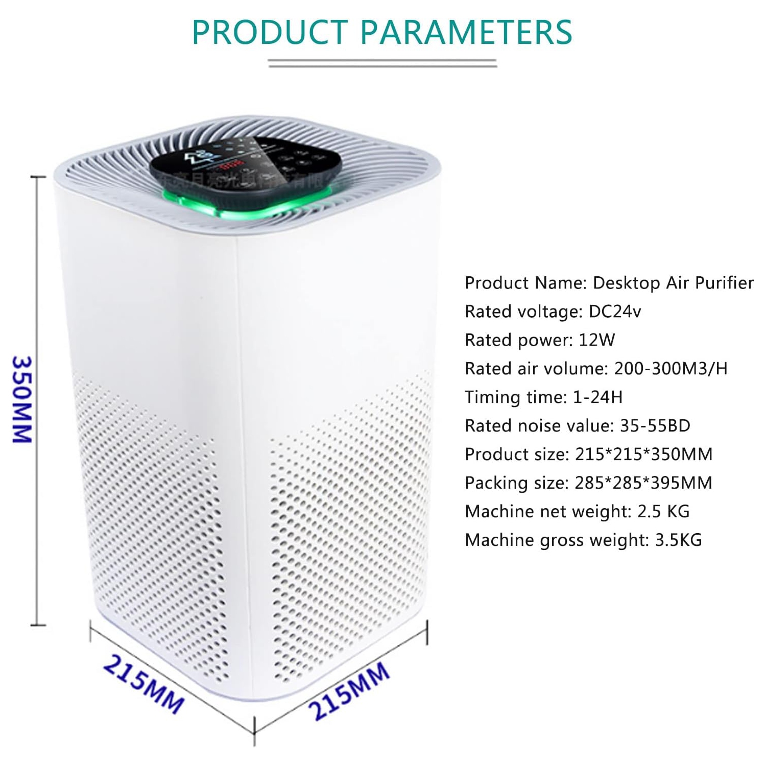 Air Purifier for Home, Allergy & Pets, HEPA Filter for Bedroom, Quiet Sleep Mode, Ultra Quiet Air Purifier, Removes Dust & Pet Dander