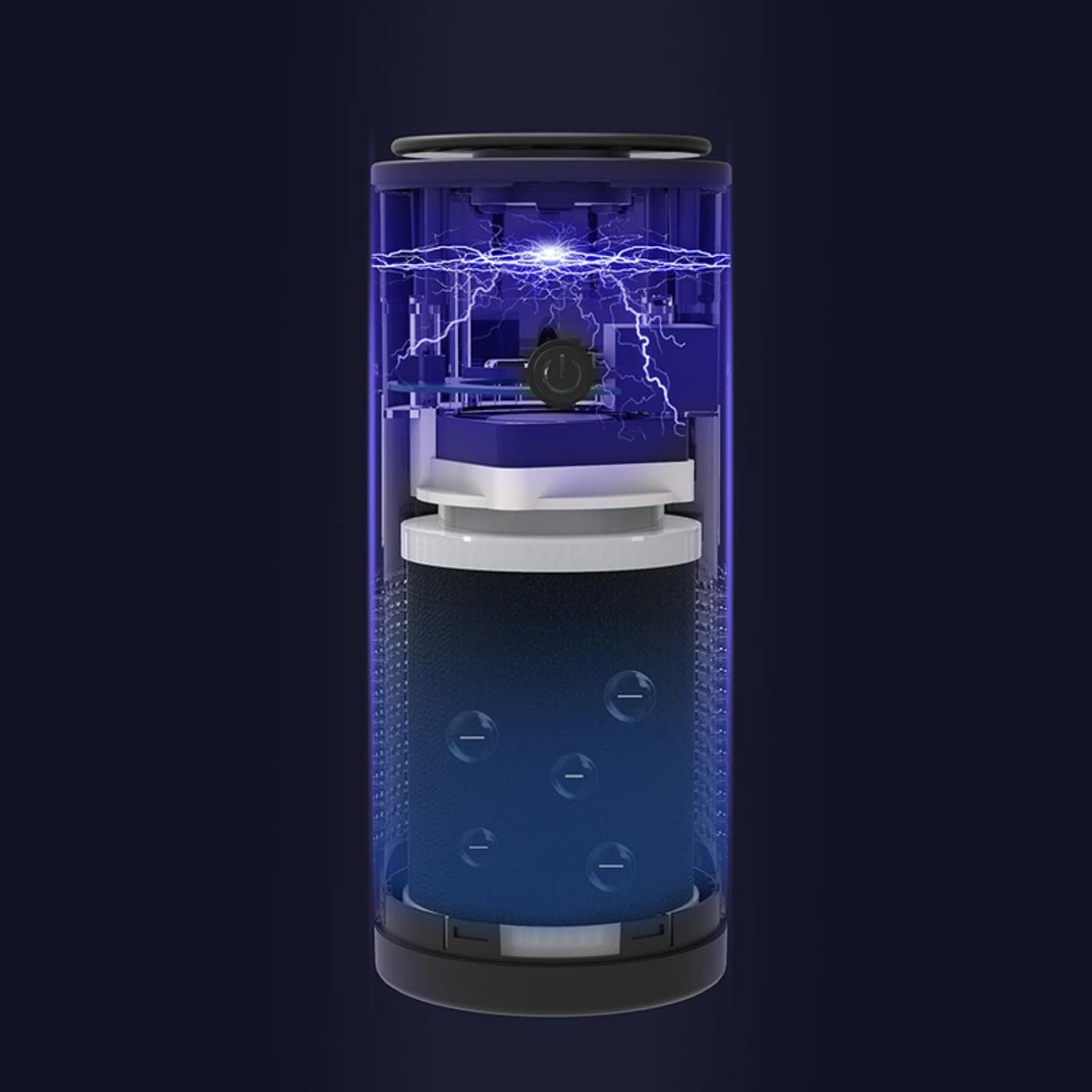 Purificateur d'air d'aromathérapie portatif – Filtre HEPA et ions négatifs 5&nbsp;M, rechargeable par USB, pour l'auto/la maison – Élimine le SPM2.5,