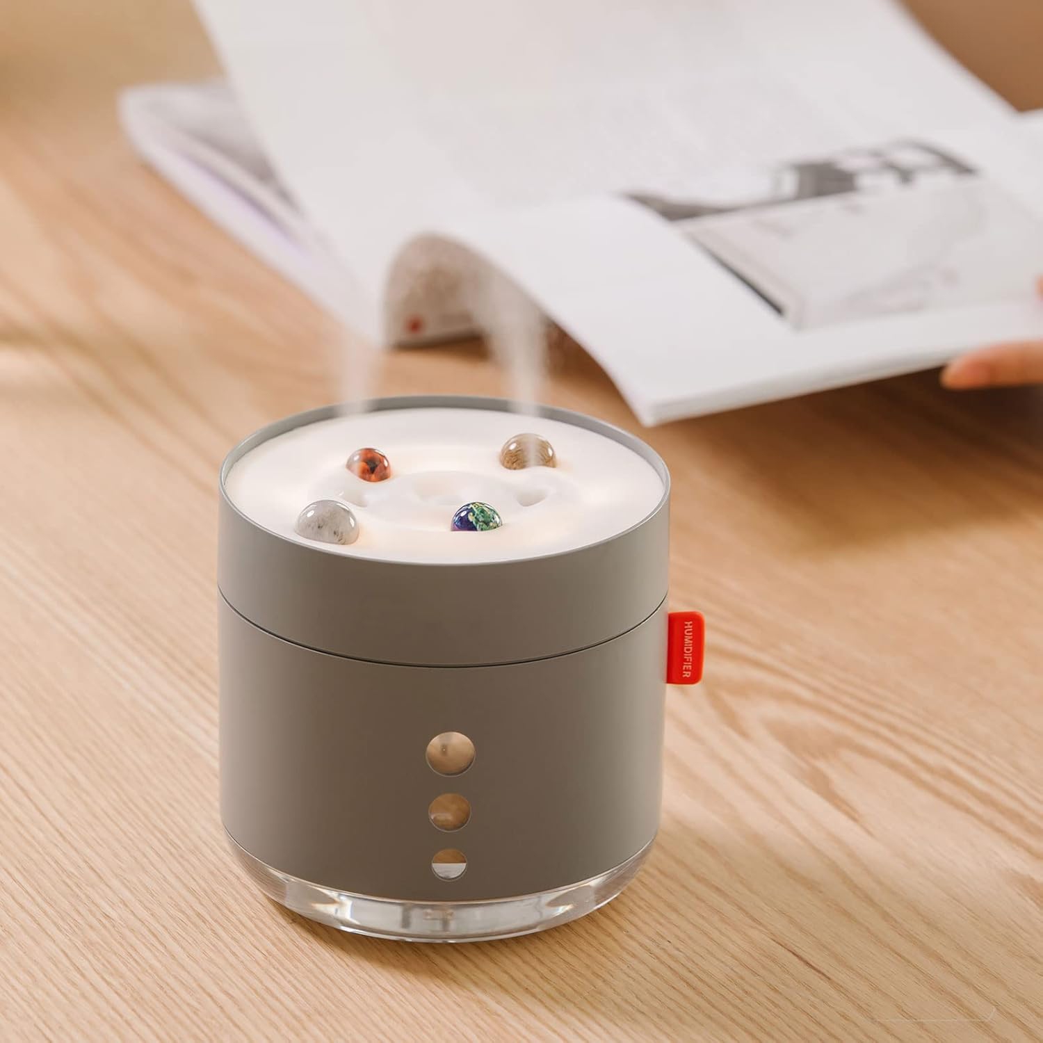 Humidificateur Xingchen double vaporisation brume de bureau Snow Mountain chargement sans fil petit [type de chargement]