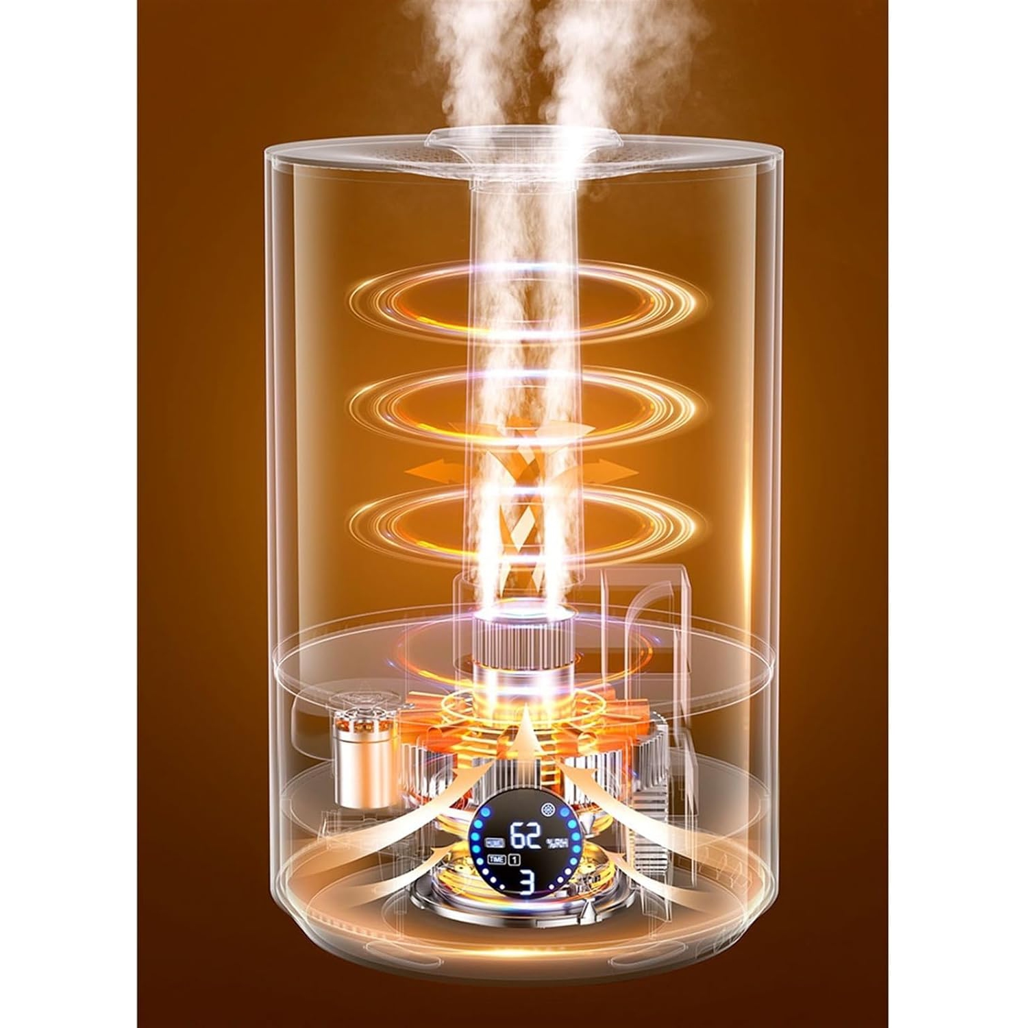 Bedroom air humidifier 7.8L household silent bedroom winter room large fog humidifier office air purification humidifier