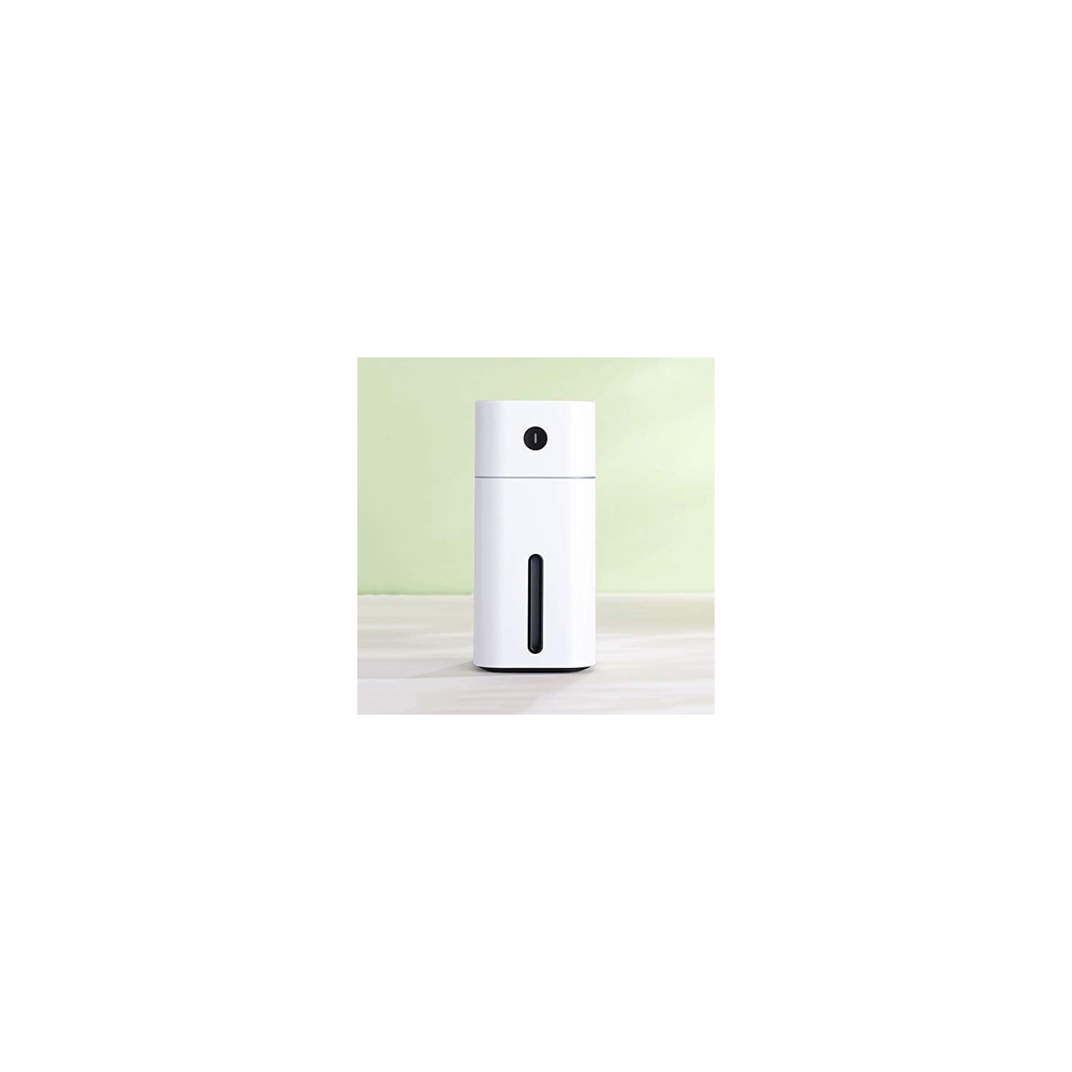 Humidificateur d'air 180 ml mini ultrasonique aromathérapie, purificateur d'air Night Light de LED pour l'auto - Blanc