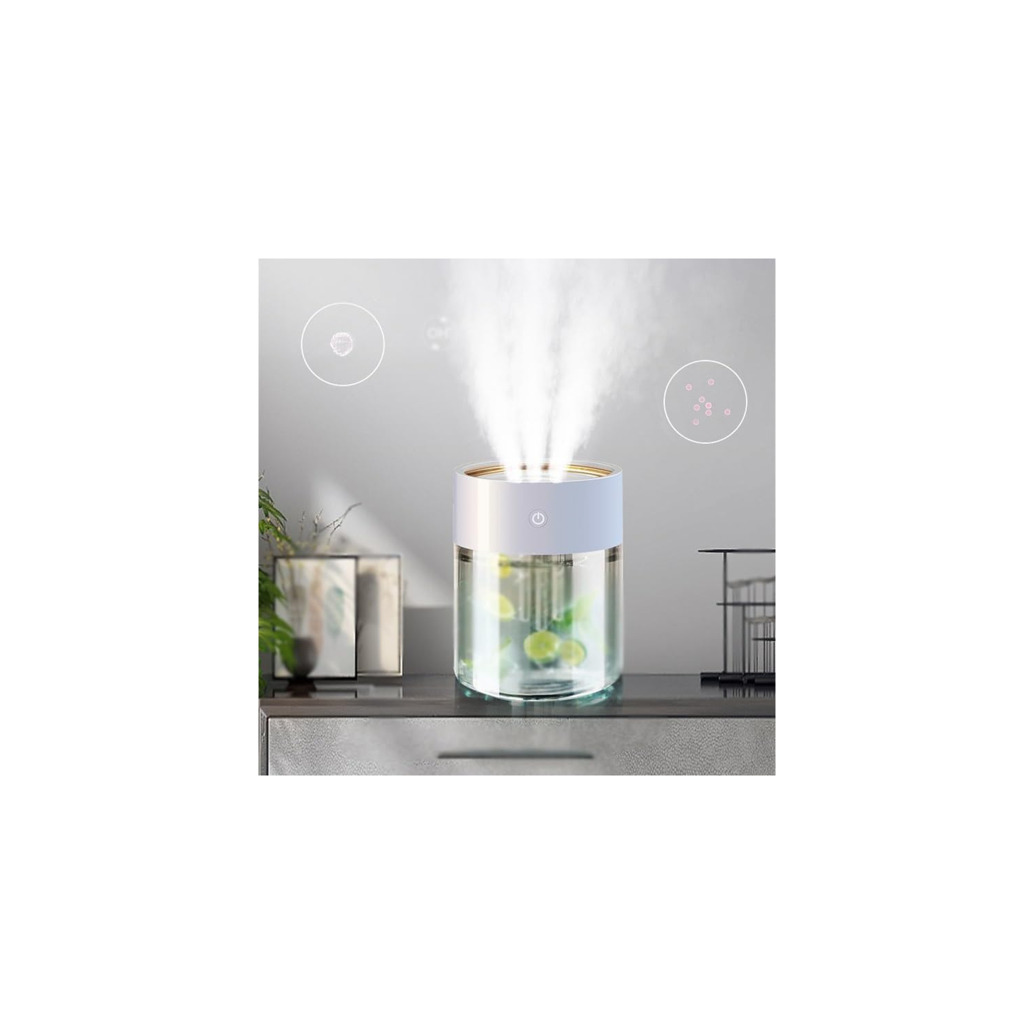 Bedroom home desktop large capacity air humidifier small portable large fog volume mini humidifier