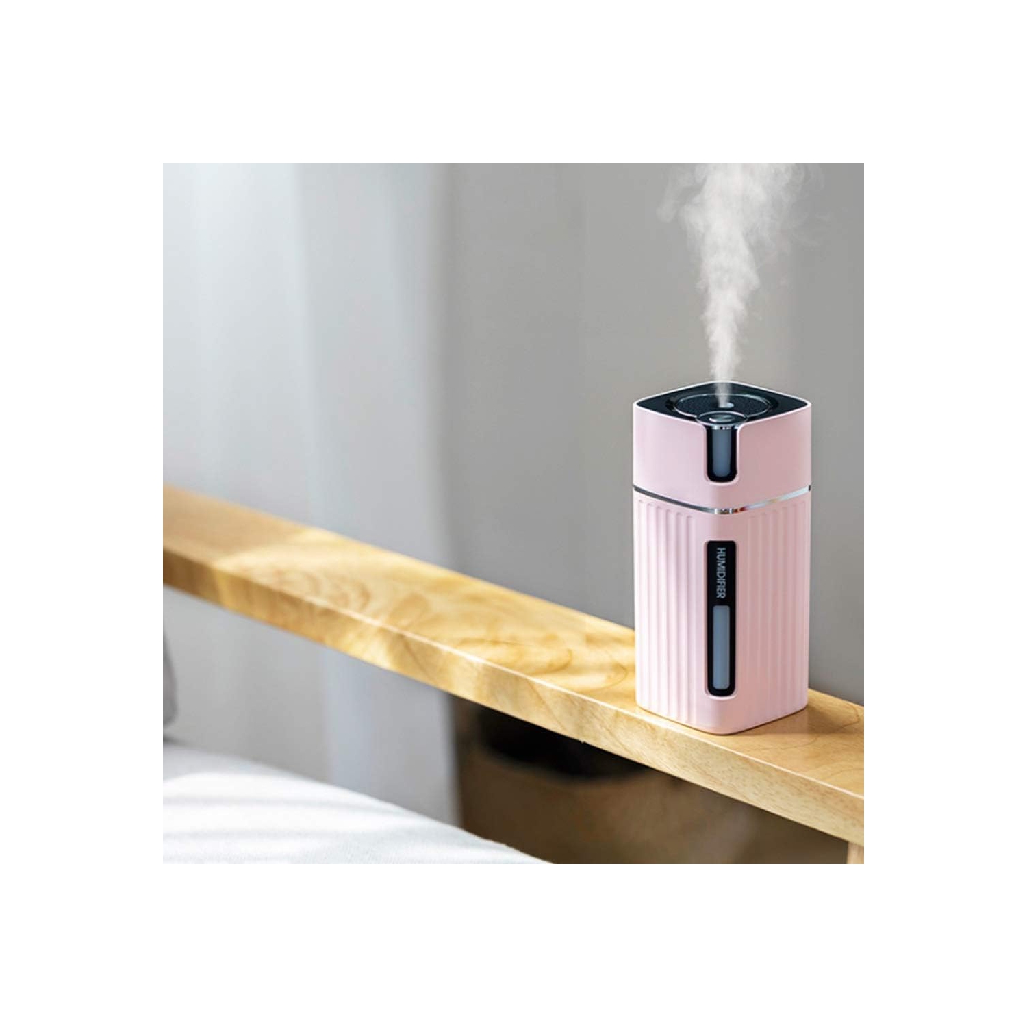 Humidifier Home Desktop Mini USB Car Air Purifier - Pink