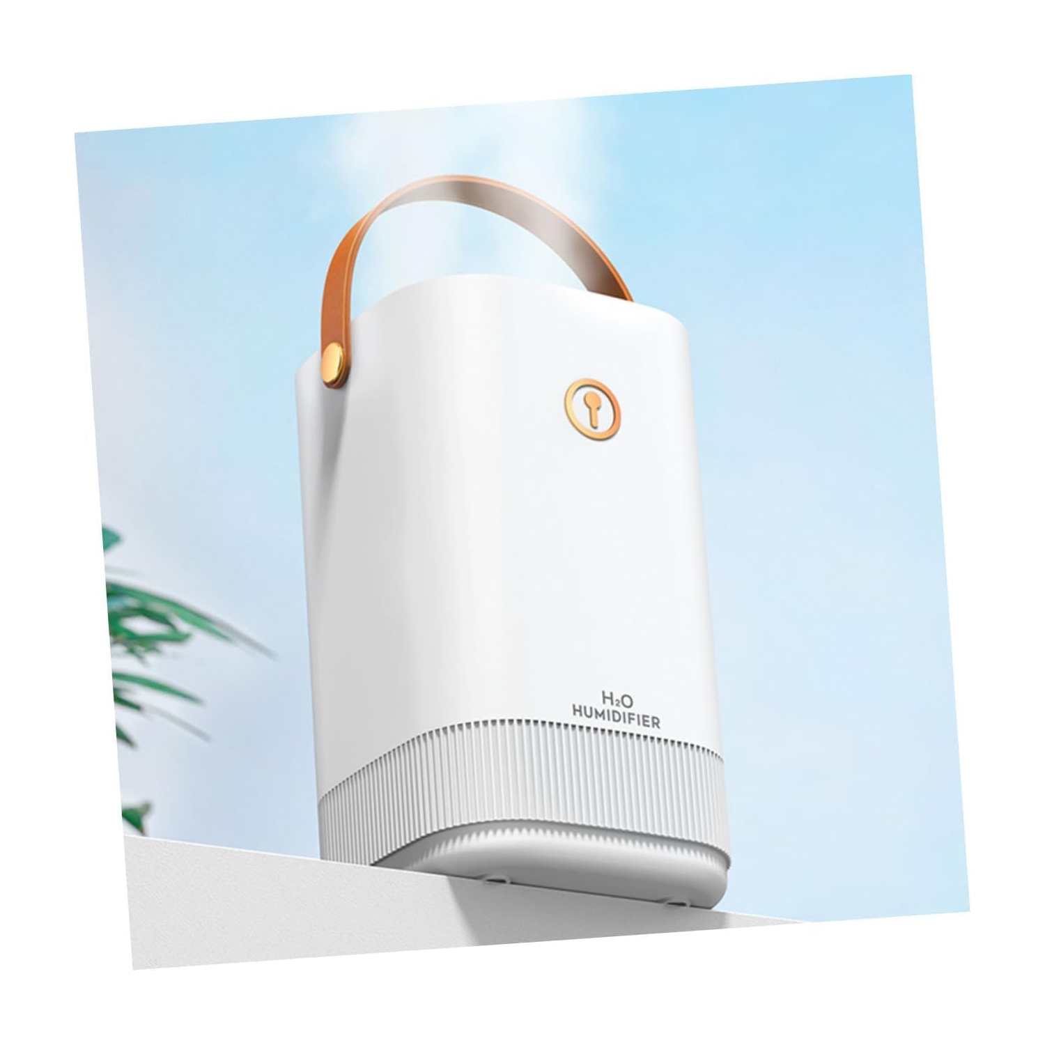 Humidifier Large capacity home bedroom air humidifier creative portable atomizer-White