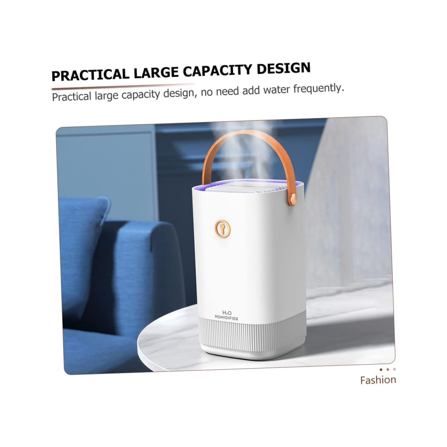 Humidifier Large capacity home bedroom air humidifier creative portable atomizer-White