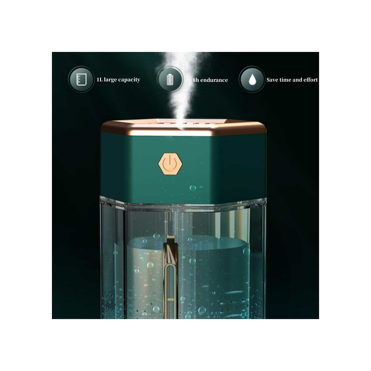 Déshumidificateur portatif à vapeur chaude pour la chambre à coucher, qui fournit de l'humidité et de l'air confortable, facile à utiliser et à