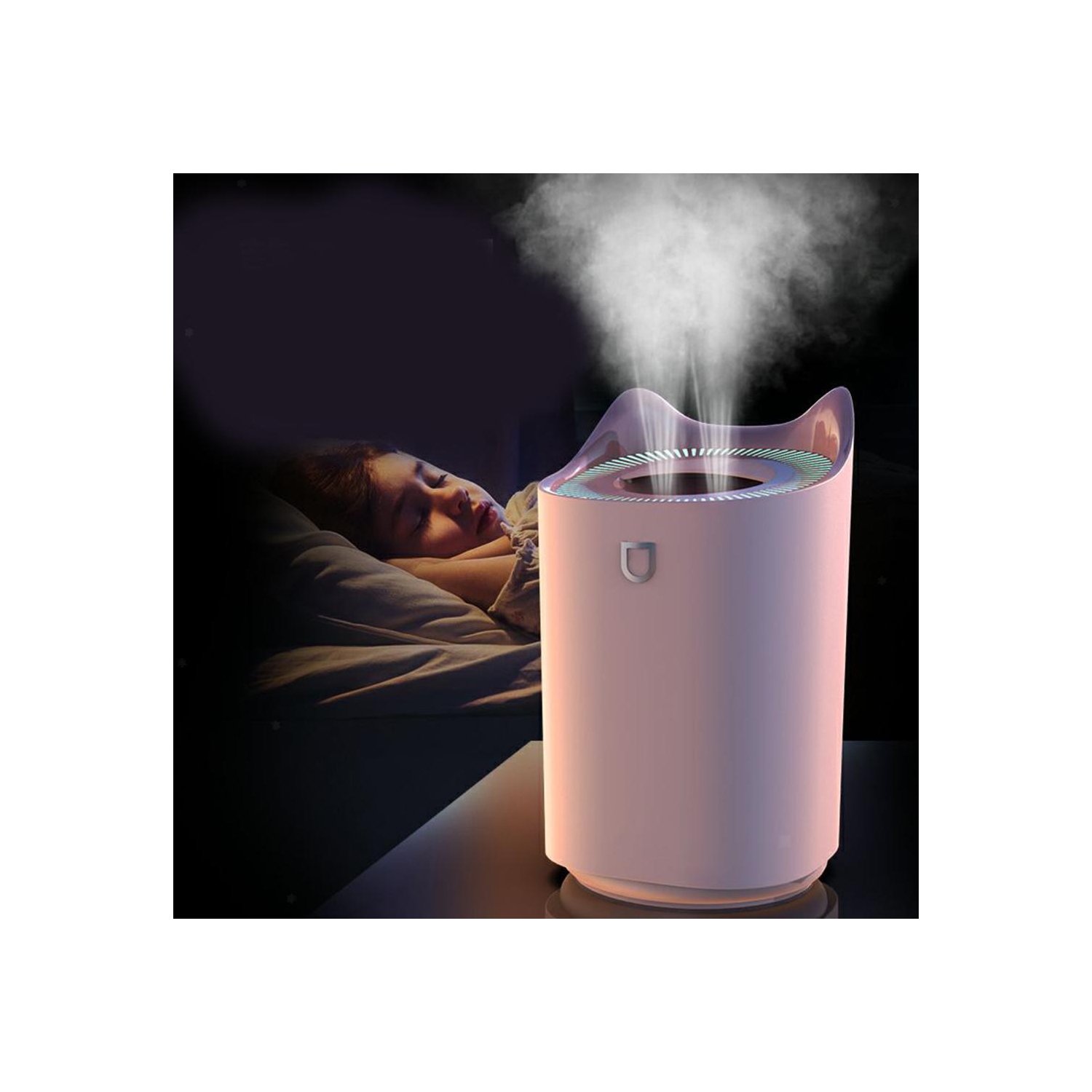 Humidificateur d'air de bureau électrique USB grande capacité pour chambre à coucher