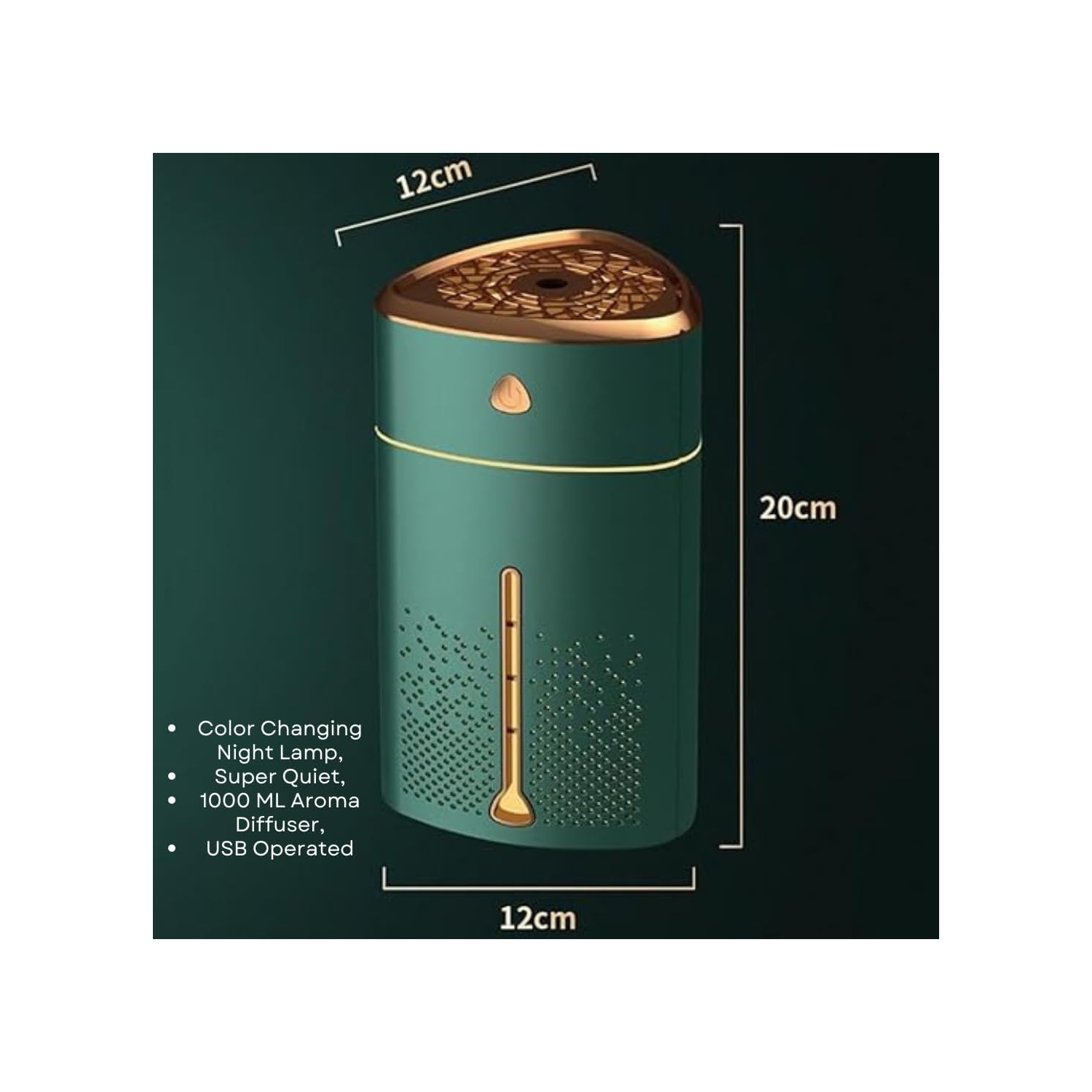 Humidificateur à vapeur de glace à arrêt automatique très silencieux pour machine d'aromathérapie hydratante, idéal pour la maison et le bureau