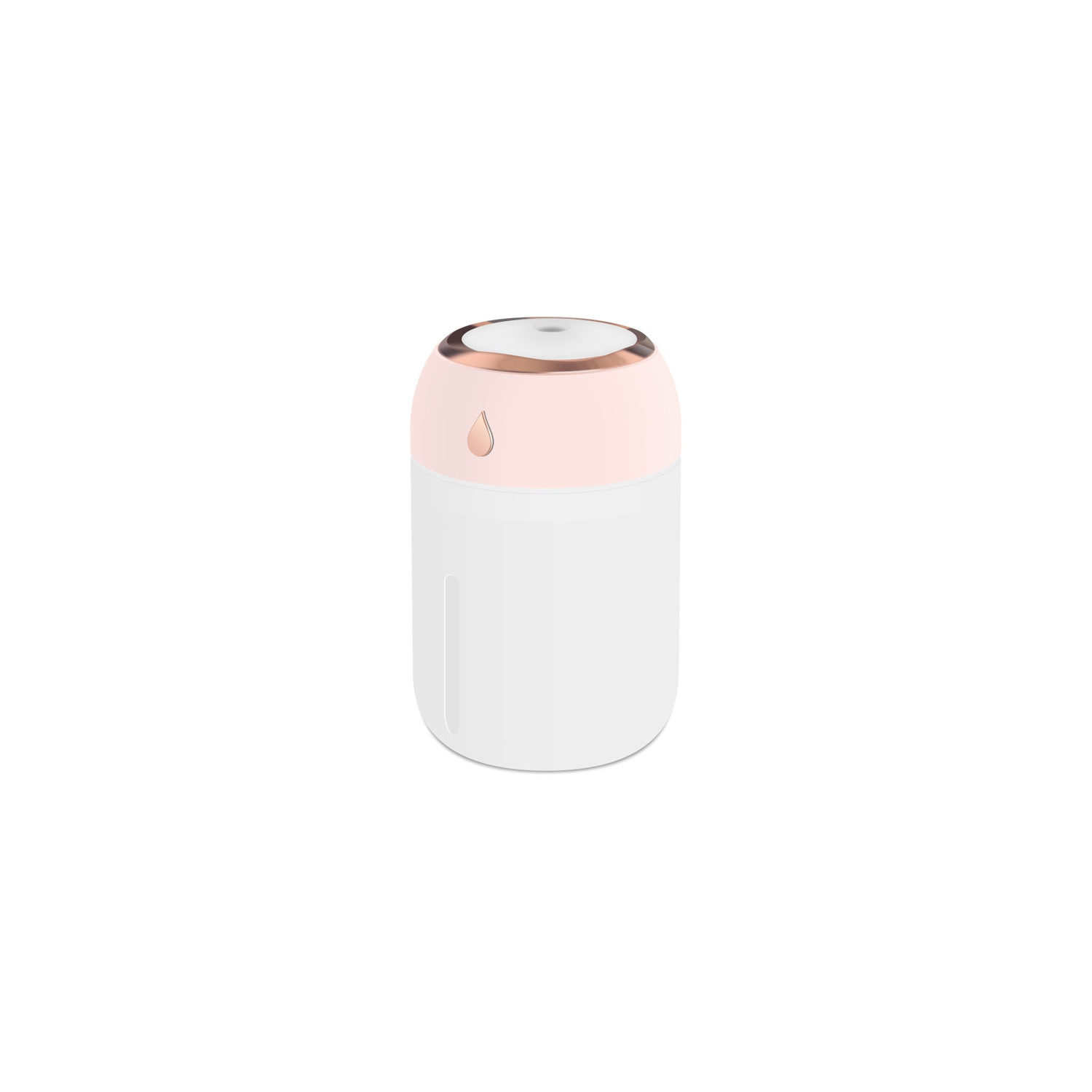 Humidificateur USB à grande brume double vaporisateur Nano à lumière colorée de You Humidifier - Rose