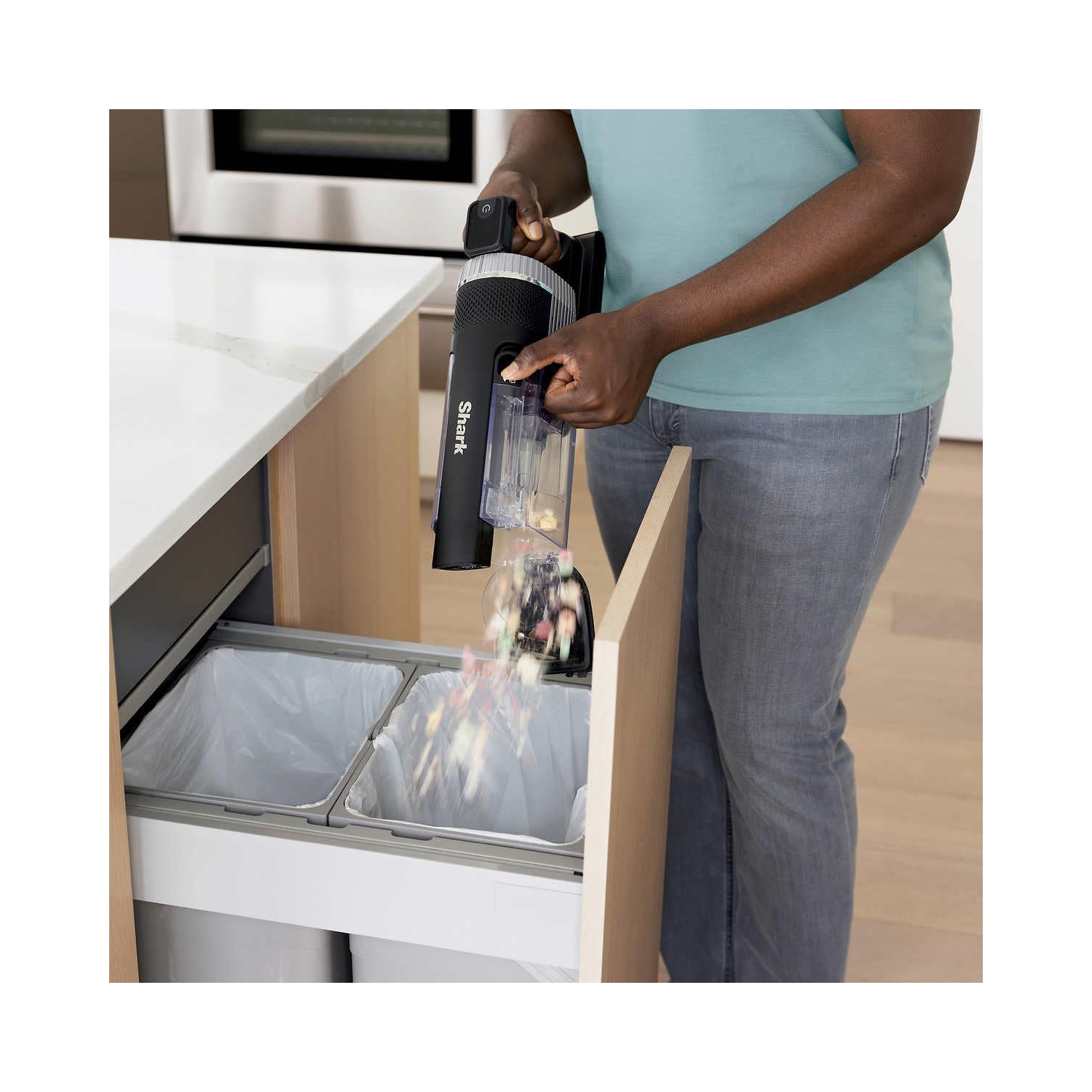 Remis à neuf - Aspirateur sans fil Stratos UZ865H de Shark, aspirateur DuoClean PowerFins HairPro, suceur plat et brosse antiallergène inclus,