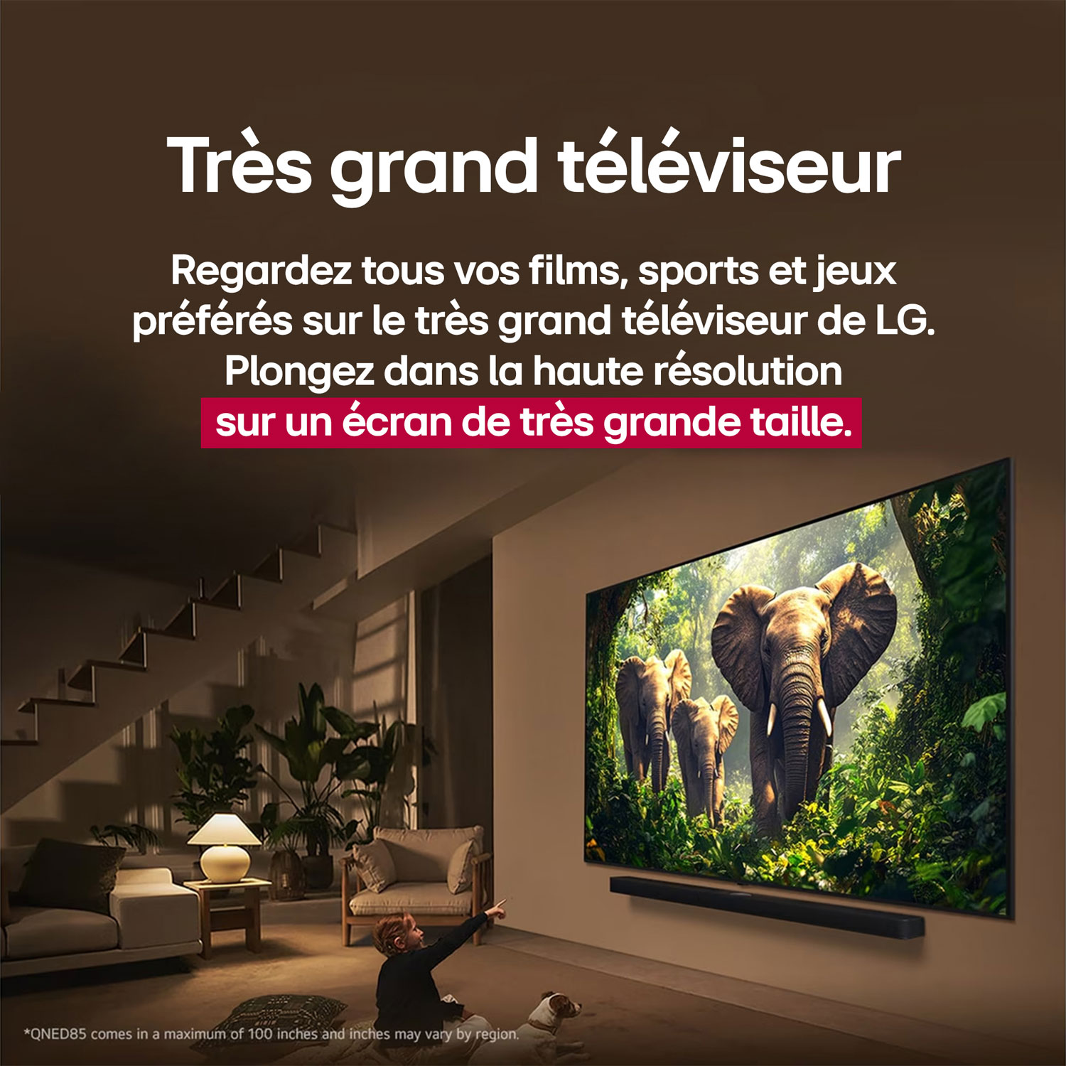 LG 75" QNED evo AI QNED85 4K UHD HDR Mini-LED webOS Smart TV - 2025