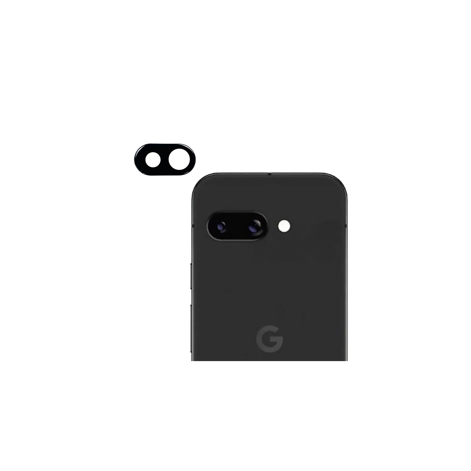 Protecteur d'objectif en verre trempé de PANDACO pour Pixel 9a de Google