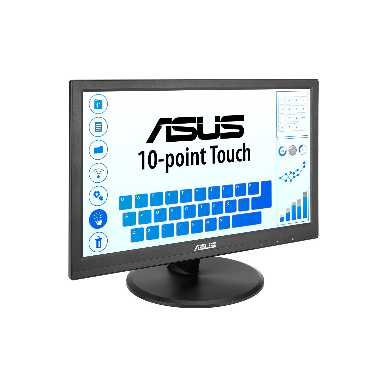 Asus 15.6" FHD 60Hz 5ms GTG IPS LED Monitor - Black