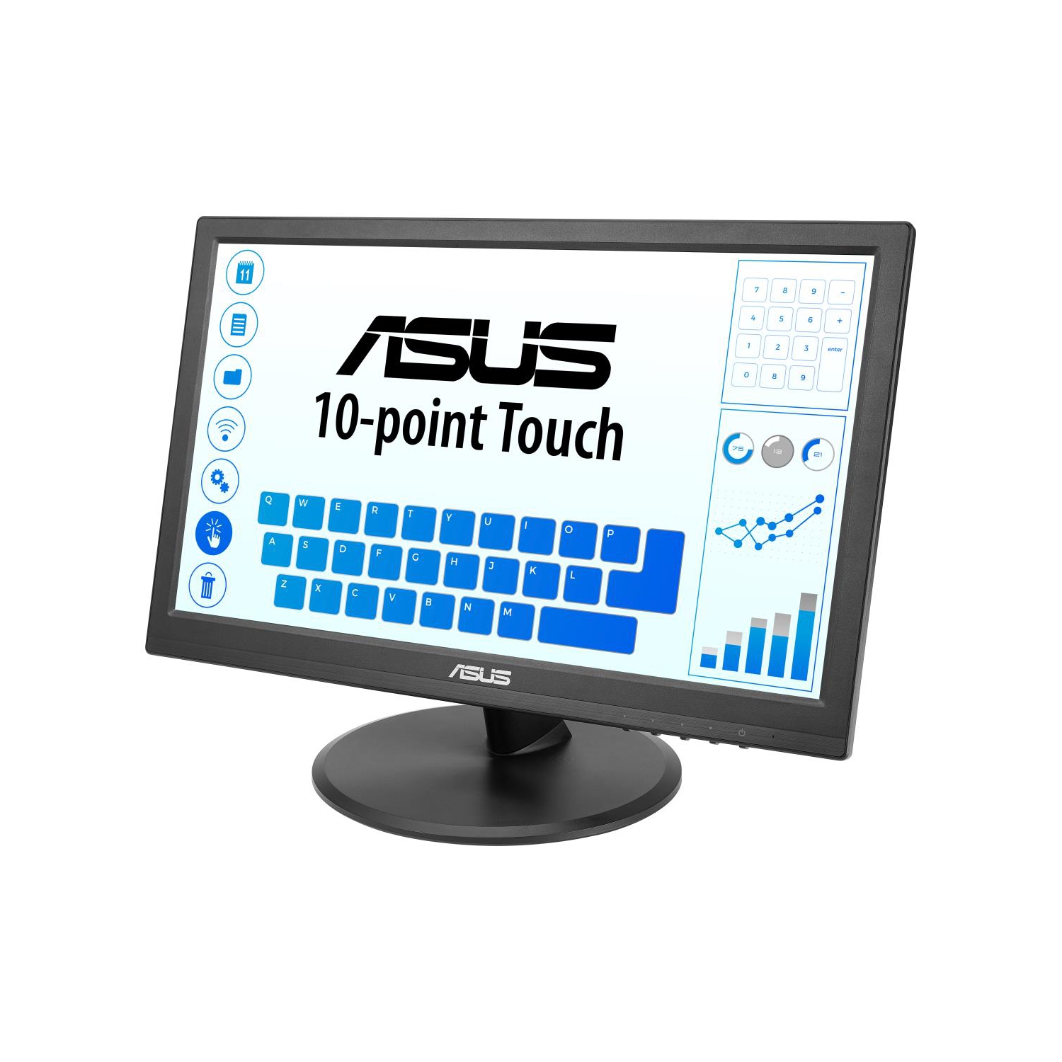 Asus 15.6" FHD 60Hz 5ms GTG IPS LED Monitor - Black