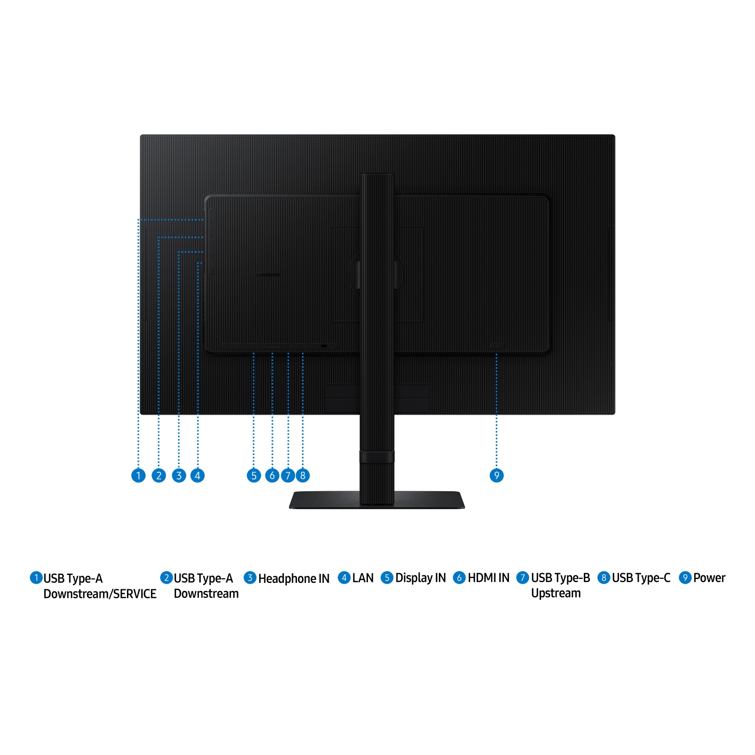 Samsung S80D 27" 4K UHD 60Hz IPS LCD Monitor - Black
