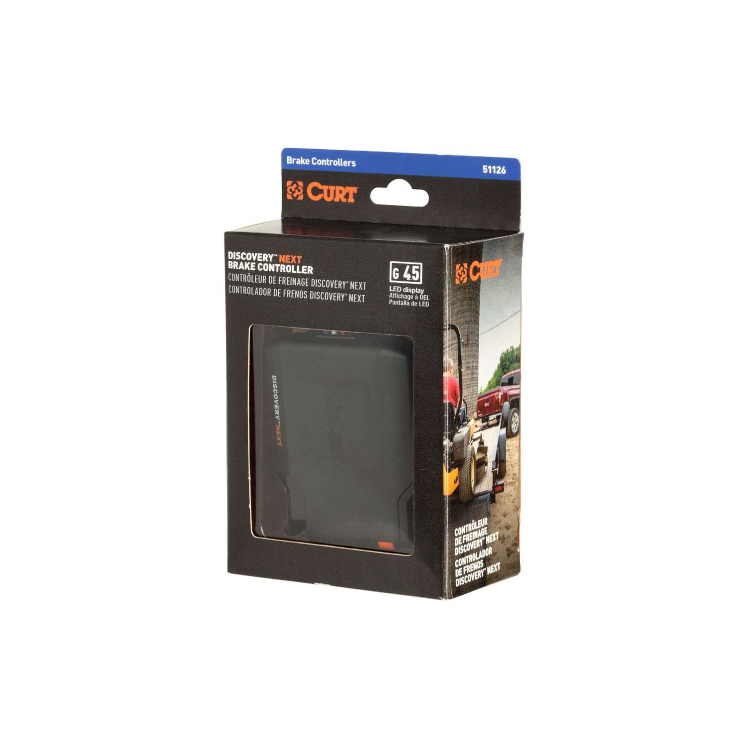 Curt Discovery NEXT Electric Time-Delay Trailer Brake Controller - 51126