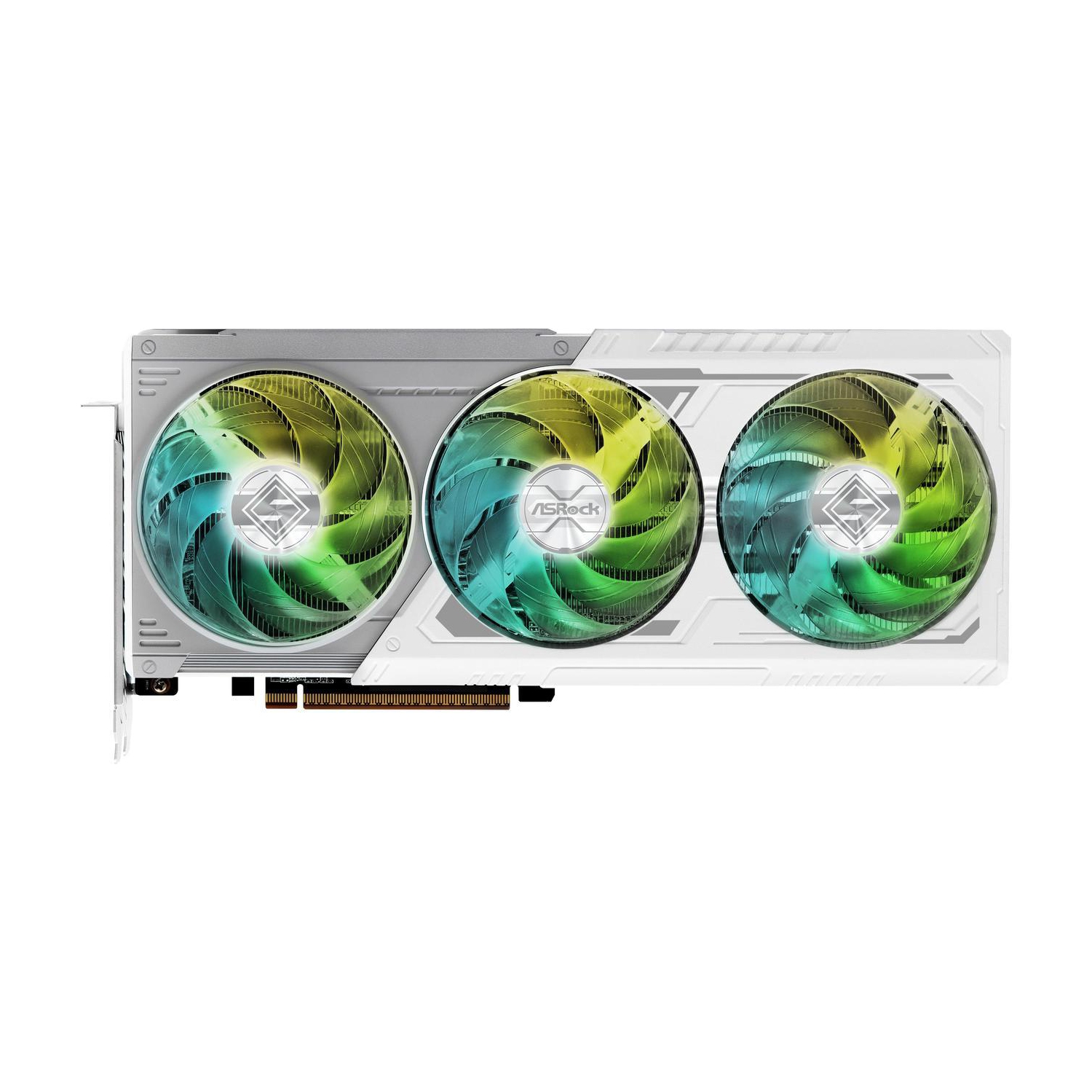 AsrockRadeon RX 9070 XT Steel Legend 16GB PCI-E w/ HDMI, Triple DP, White
