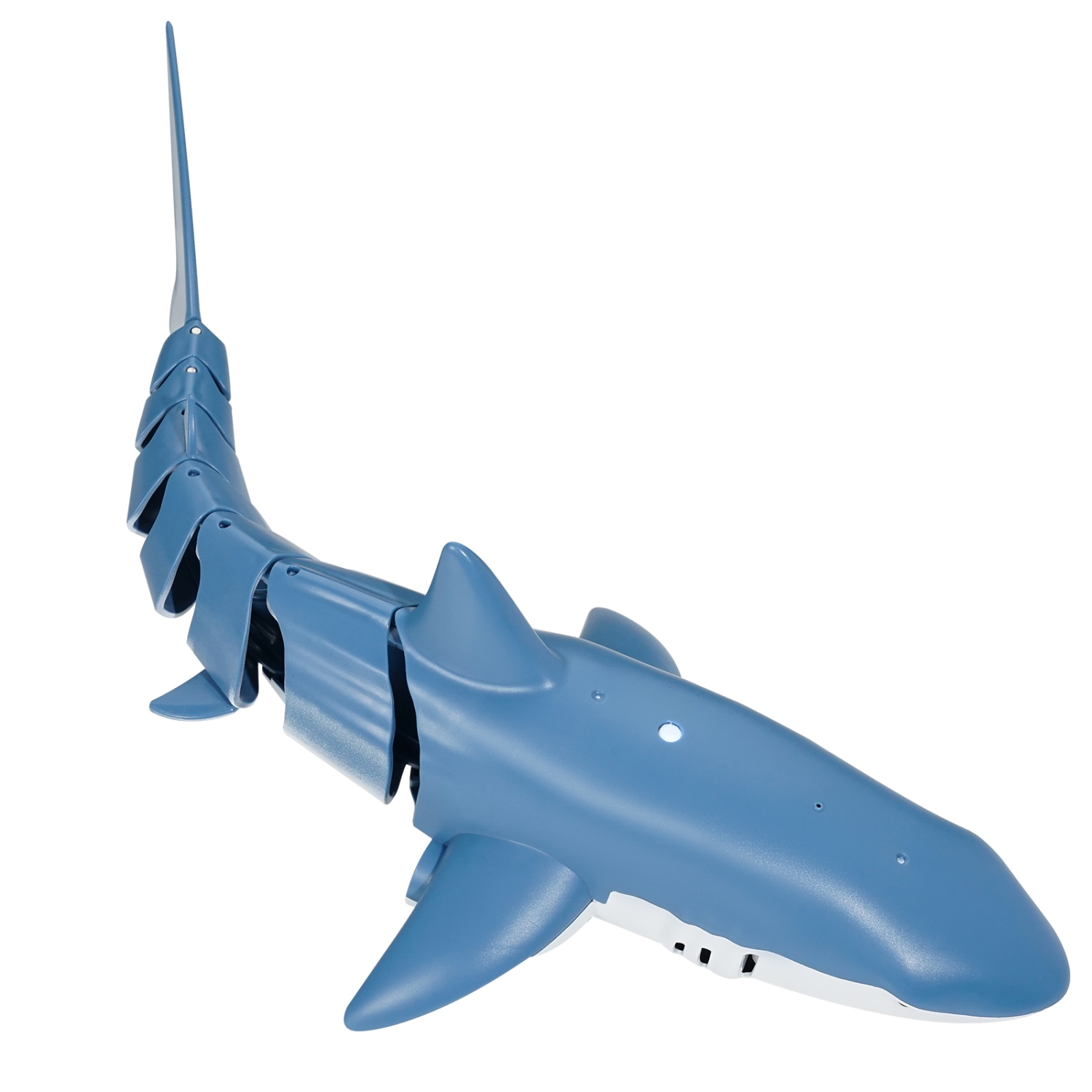 Requin télécommandé VEVOR, bateau téléguidé Shark haute simulation pour piscine de 2,4&nbsp;GHz, poisson-requin électrique téléguidé avec 2 piles,