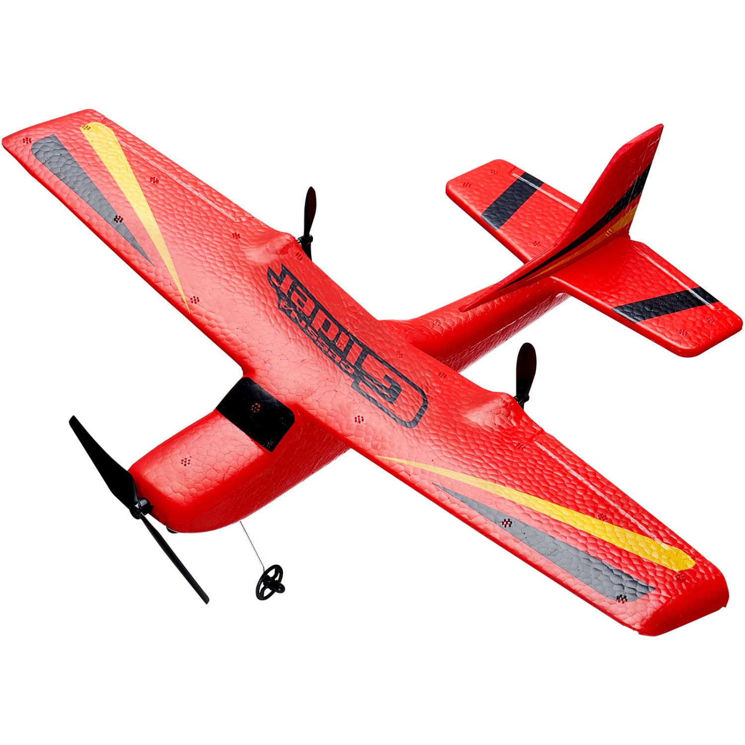 VEVOR RC Plane, 2.4GHZ 2 Channel Remote Control Airplane with 6-Axis Gyro Stabilizer, Ready to Fly Aircraft Plane Toys with 2 Batteries, for Adults
