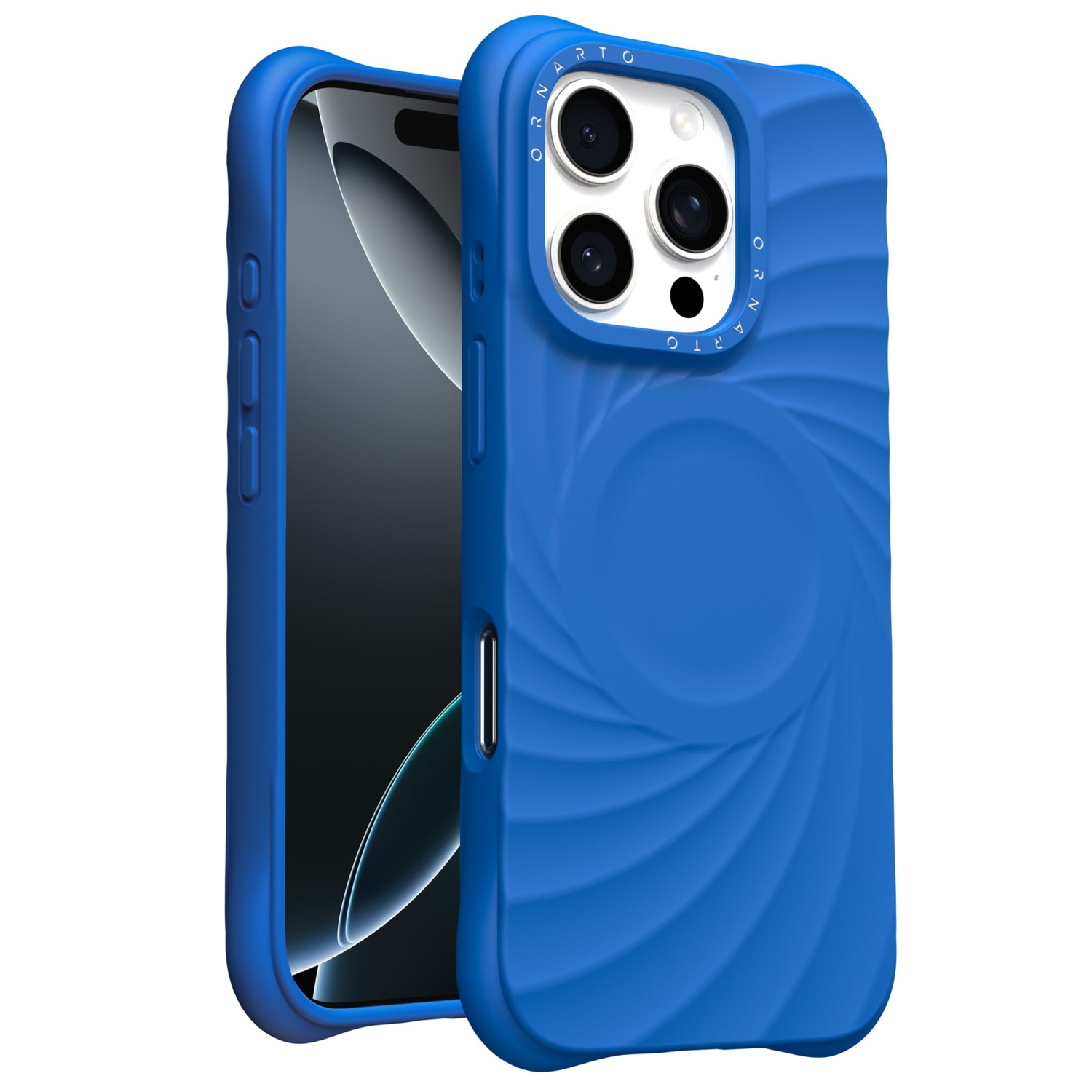 OrnARTO Vortuxe pour iPhone 16 Pro Max de 6,9&nbsp;po, [compatible avec MagSafe/protection de qualité militaire contre les chutes], étui en silicone