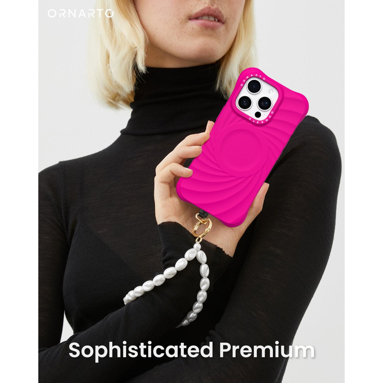 OrnARTO Vortuxe pour iPhone 16 Pro Max de 6,9&nbsp;po, [compatible avec MagSafe/protection de qualité militaire contre les chutes], étui en silicone