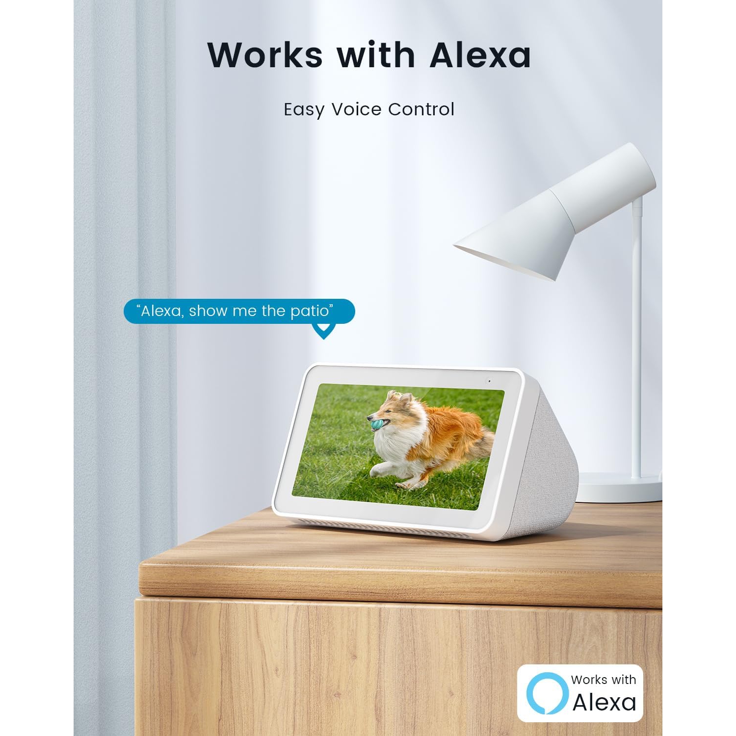 Caméras de sécurité sans fil extérieures, maison Caméras de sécurité Wi-Fi panoramiques à 180° alimenté par batterie et vision nocturne 2K en