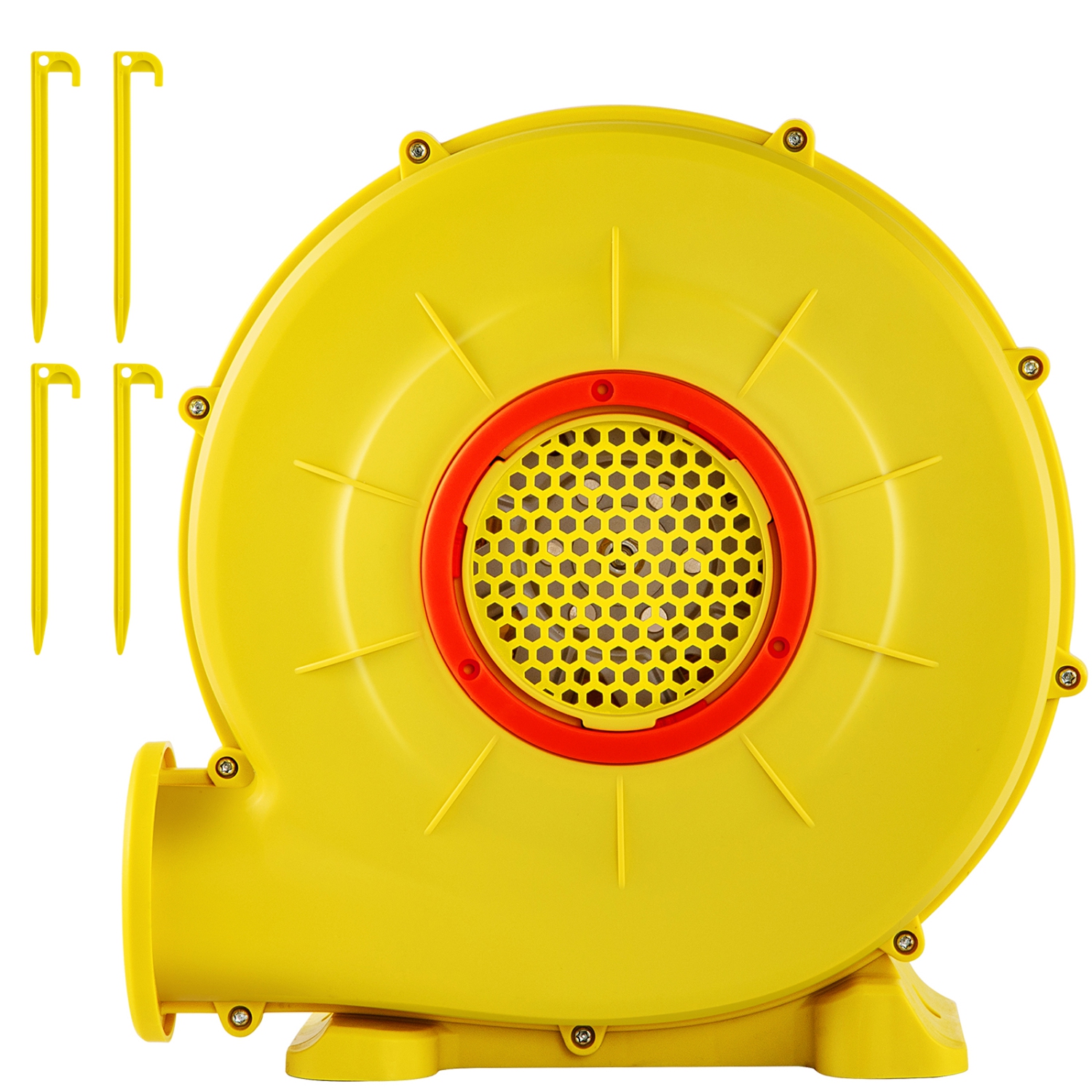 VEVOR 450W 0.6HP Air Blower, Inflatable Blower, Portable Bounce House Blower, 1750Pa Commercial Air Blower Pump Fan, Used for Inflatable Bouncy