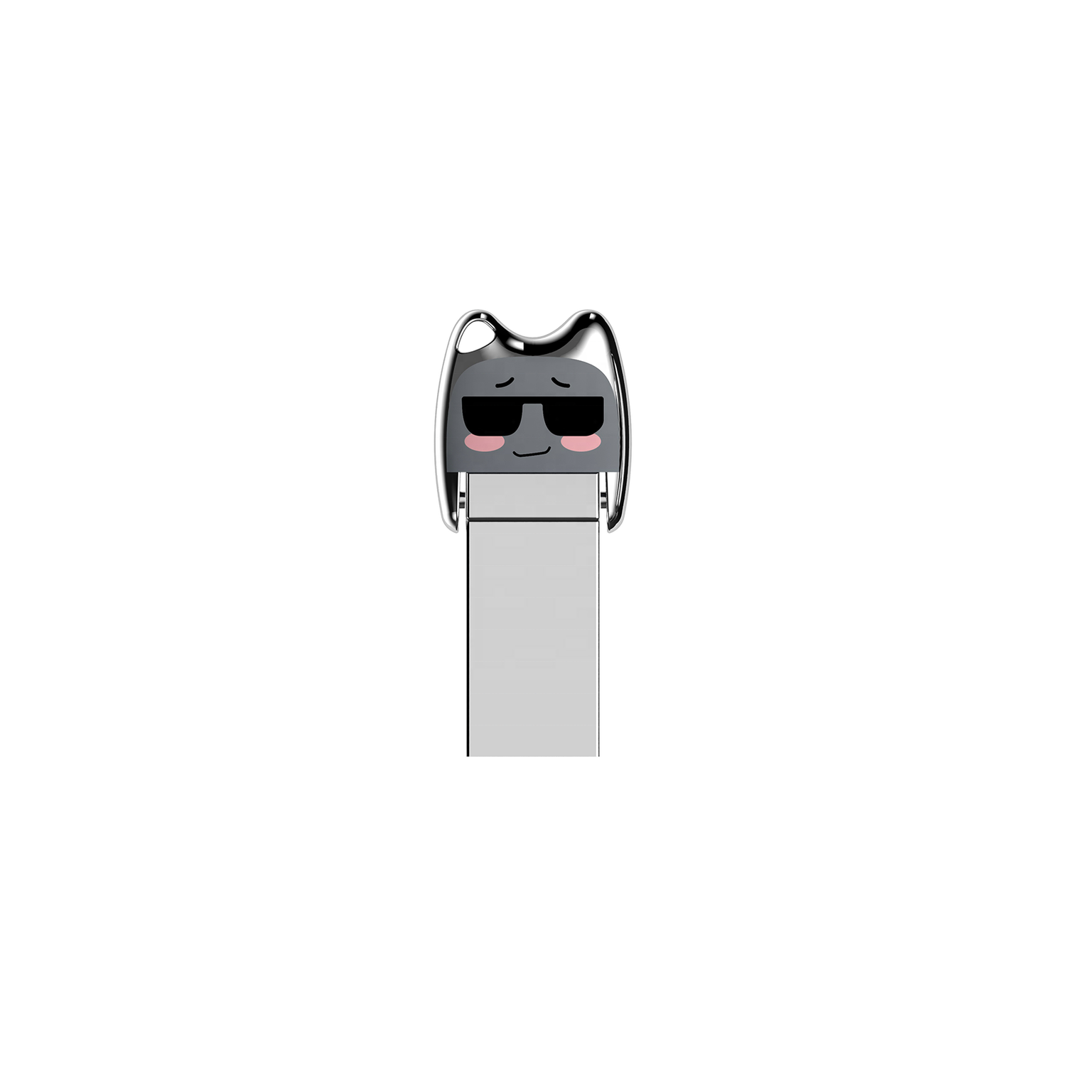 Cool mobile computer USB flash drive, high-speed 3.0 interface, personalized creative gift USB flash drive, cute cartoon metal USB flash drive, 64GB