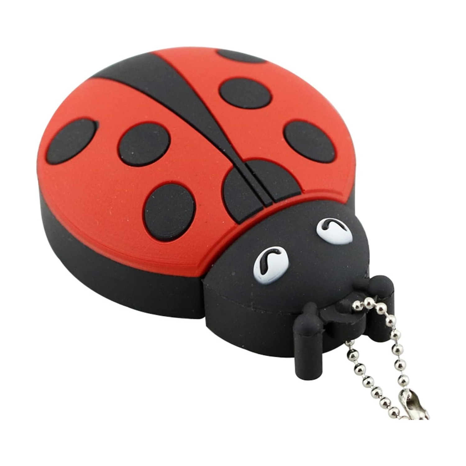 Cartoon USB flash drive, cartoon ladybug shape memory stick, silicone thumb drive - Ladybug 8GB