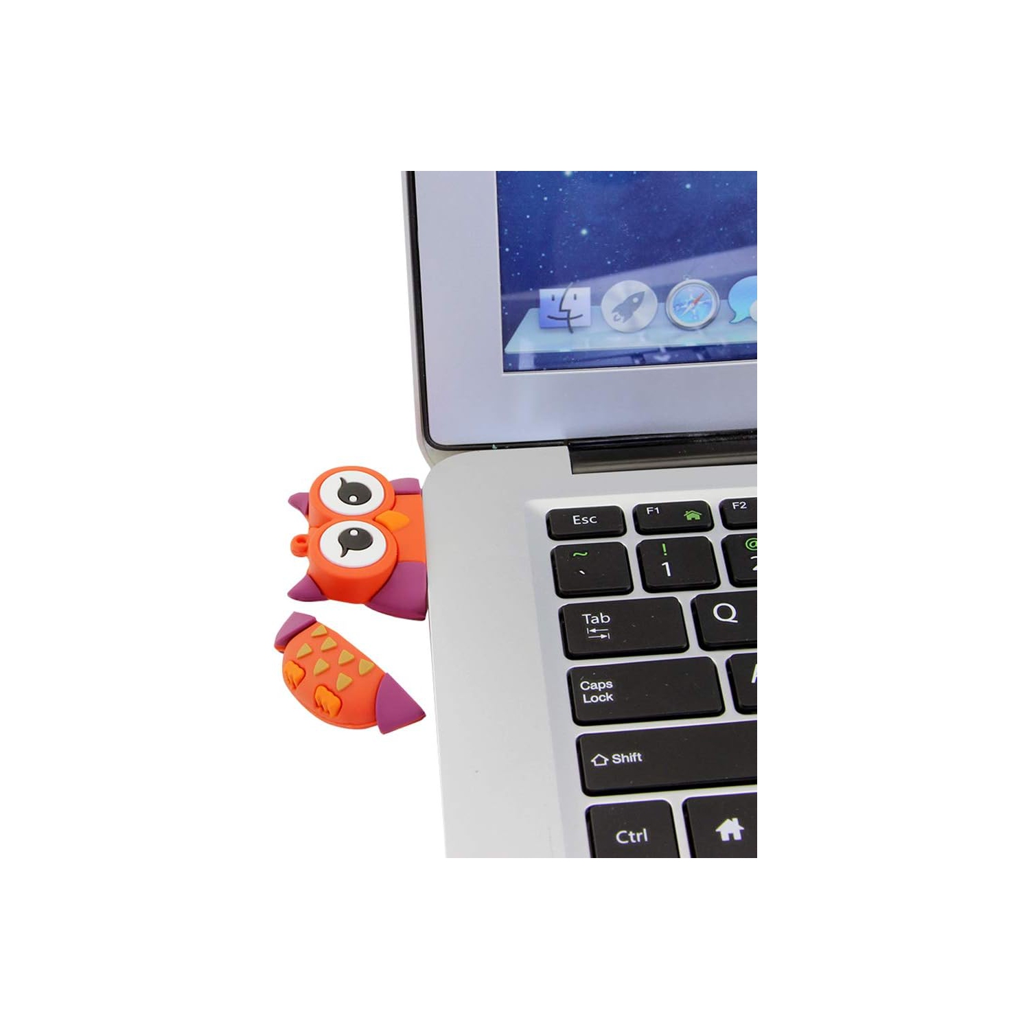 Cartoon Owl USB Flash Drive - Lightweight and portable, 128GB large capacity, compatible with Windows system, suitable for school, office and travel