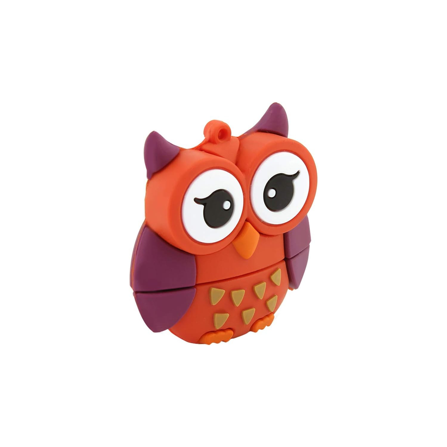 Cartoon Owl USB Flash Drive - Lightweight and portable, 128GB large capacity, compatible with Windows system, suitable for school, office and travel