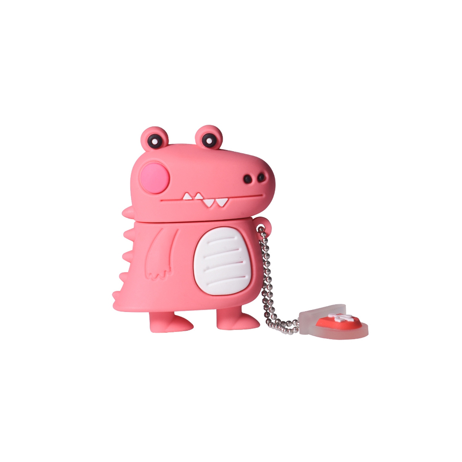 Dinosaure rose de dessins animés&nbsp;: capacité 32&nbsp;Go, prête à l'emploi, interface USB 2.0, léger et portatif, compatible avec les systèmes
